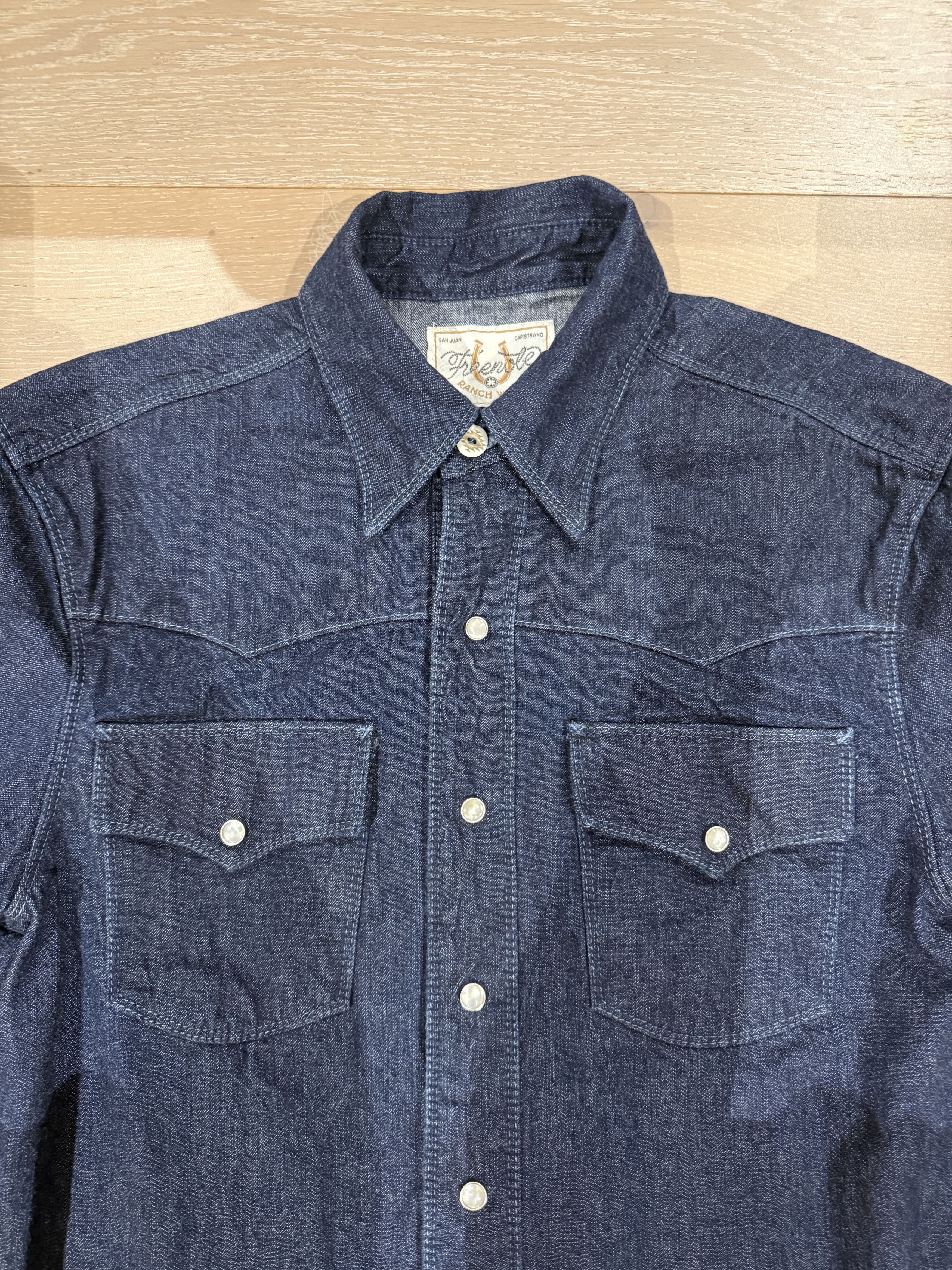 Freenote Cloth 💚 Freenote Cloth 11 Ounce 1900s Selvedge Denim Western NEW Size US M / EU 48-50 / 2 - 11 Thumbnail