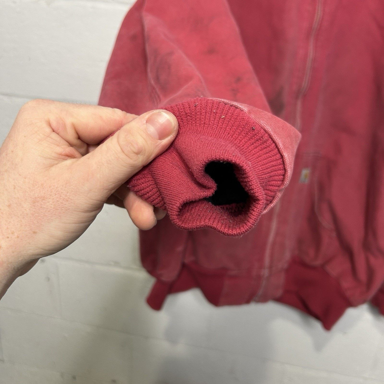 Carhartt Y2K Carhartt Quilted Hooded Jacket “Crabapple Pink” WJ130 Size US XL / EU 56 / 4 - 11 Thumbnail