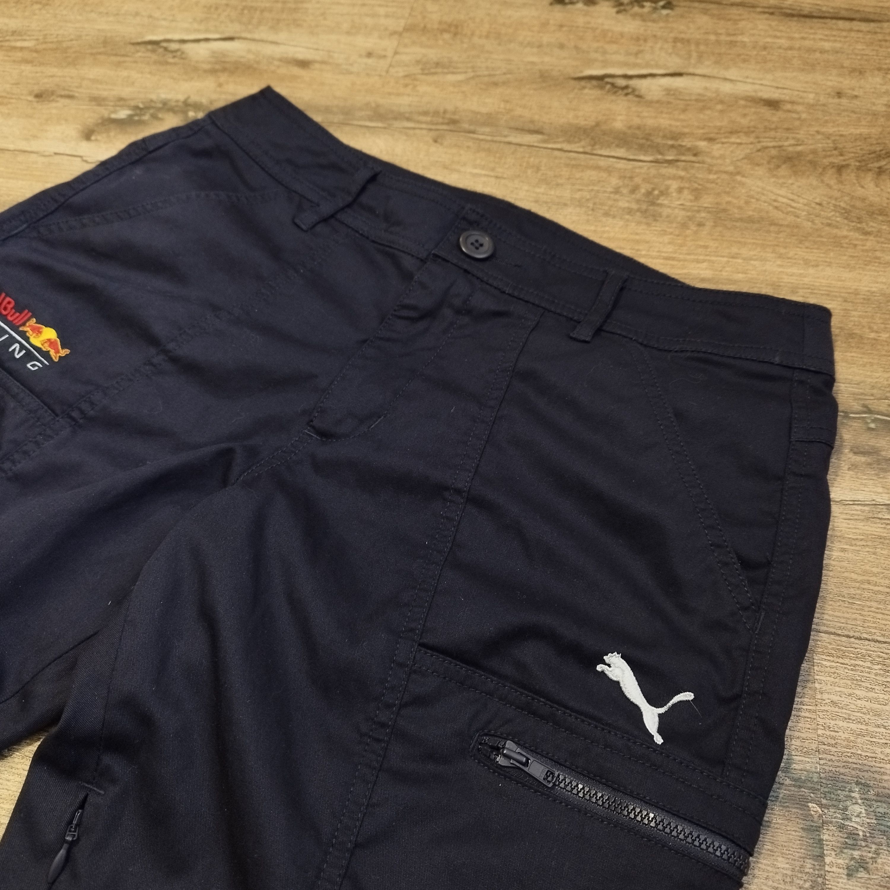 Puma × Red Bull Puma Red Bull Racing F1 Team Cargo Pants - Navy Blue M sz Size US 30 / EU 46 - 4 Thumbnail