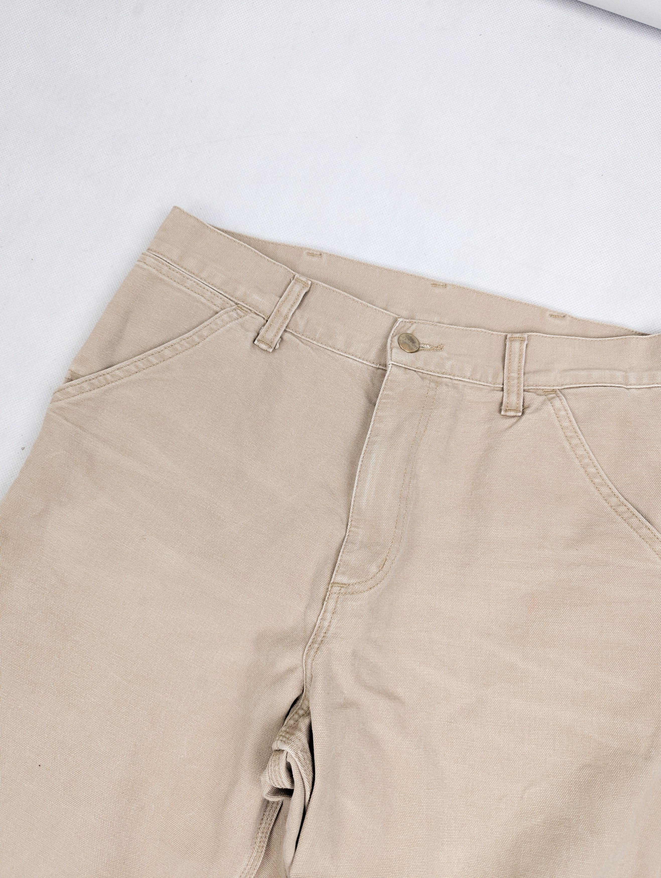 Carhartt Carhartt single knee pant 29 beige Size US 29 - 4 Thumbnail