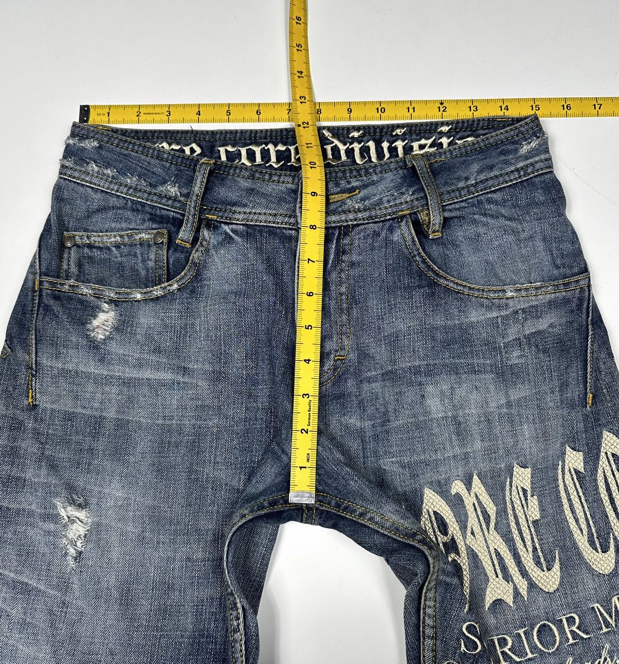 5351 POUR LES HOMMES MCD Denim Jeans Size US 30 / EU 46 - 15 Thumbnail