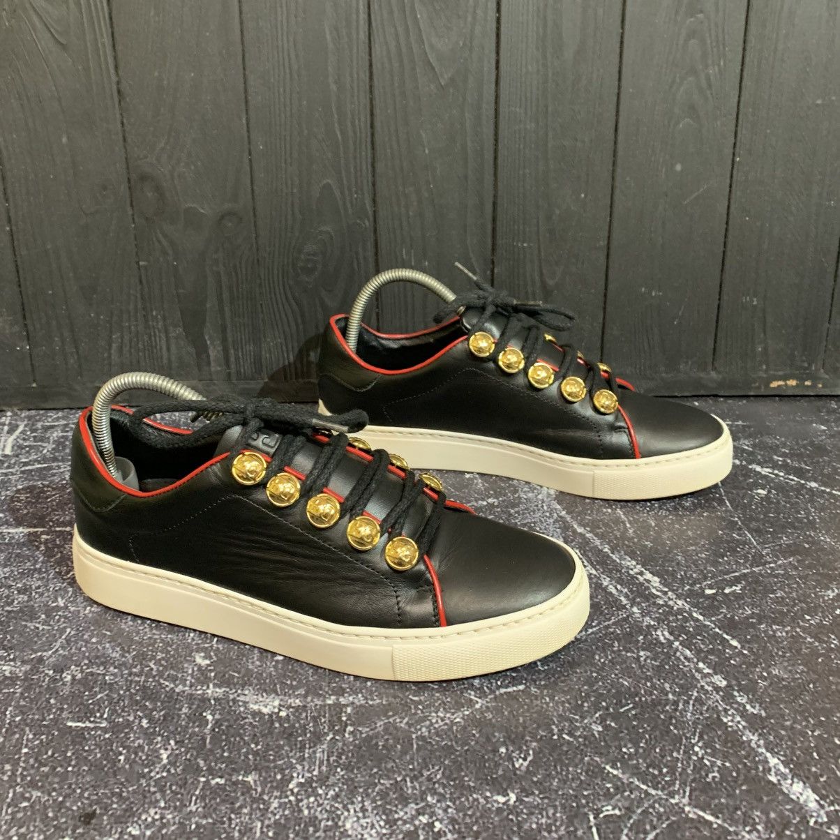 Escada RARE🔥 ESCADA Women’s Leather Lace-Up Sneakers Size 37 Size US 7 / IT 37 - 3 Thumbnail