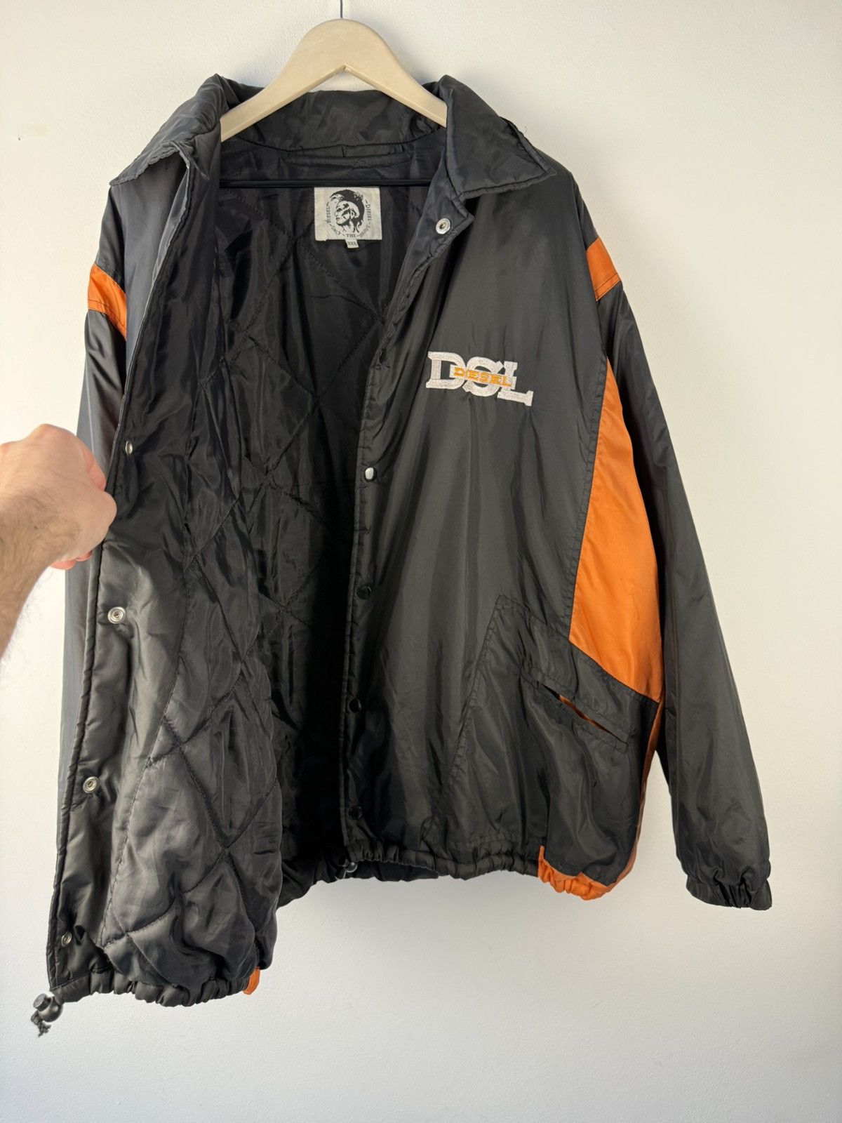 Diesel Diesel Vintage Big Logo Black Jacket Size US XXL / EU 58 / 5 - 7 Thumbnail