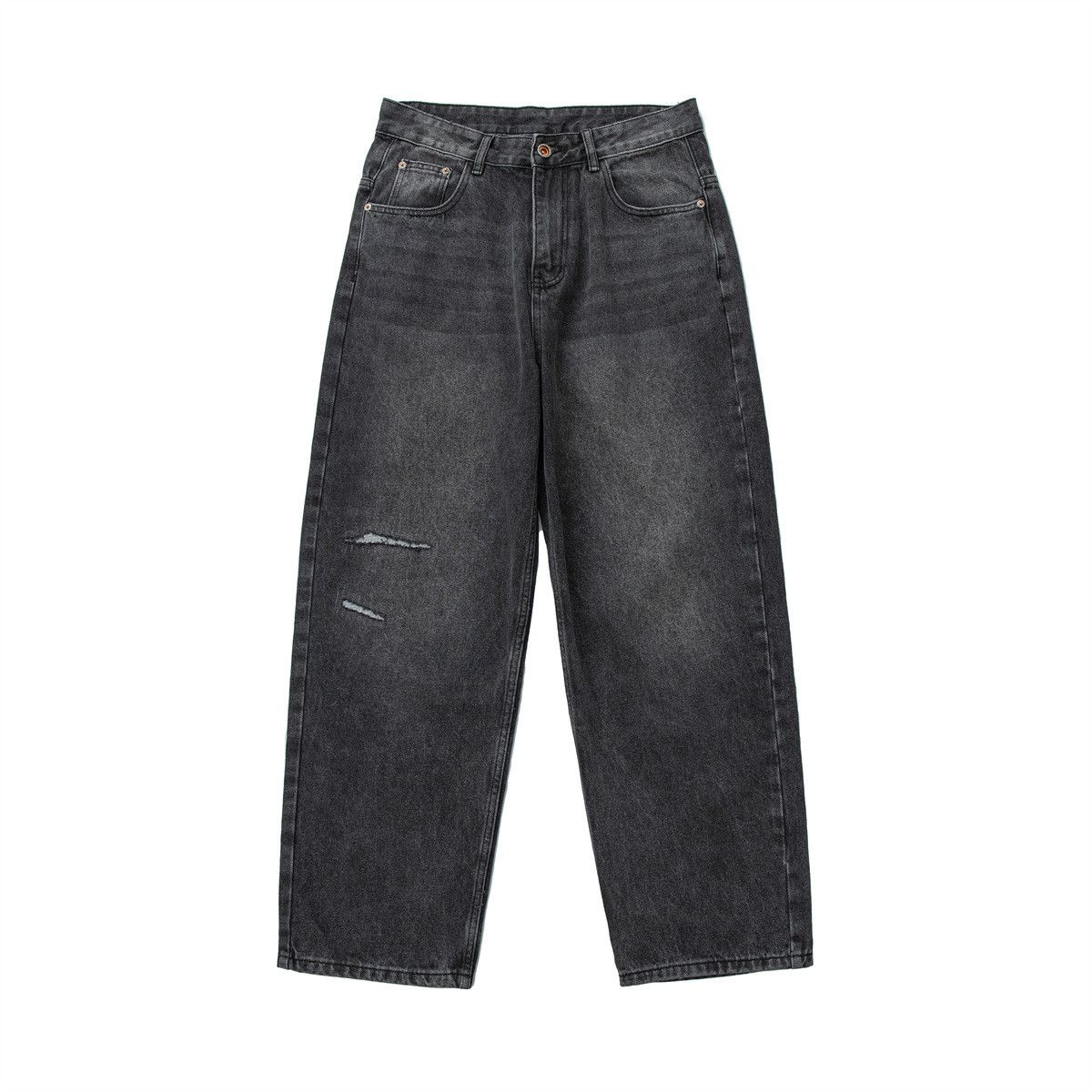 Jean American retro ripped men's washed casual jeans Size US 32 / EU 48 - 1 Thumbnail