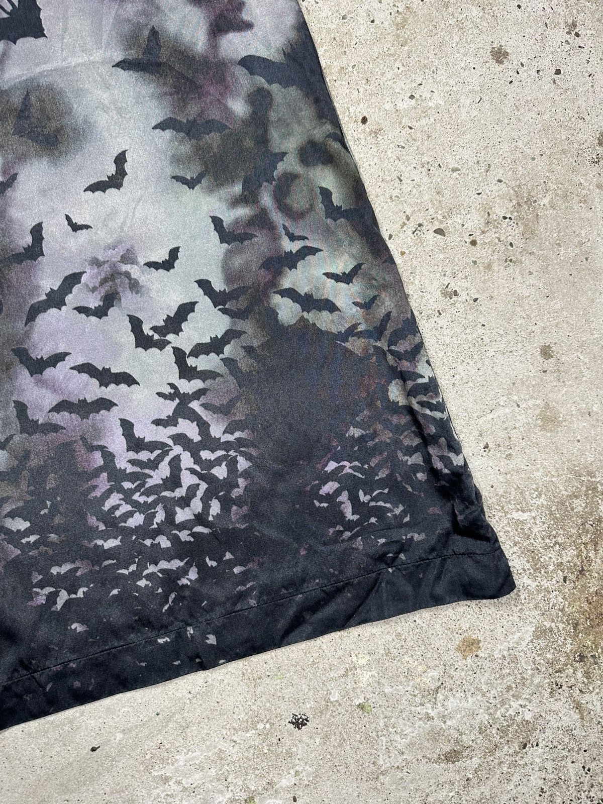 McQ Alexander McQueen McQ by Alexander McQueen Satin Bat Print Mini Dress Size S / US 4 / IT 40 - 4 Thumbnail