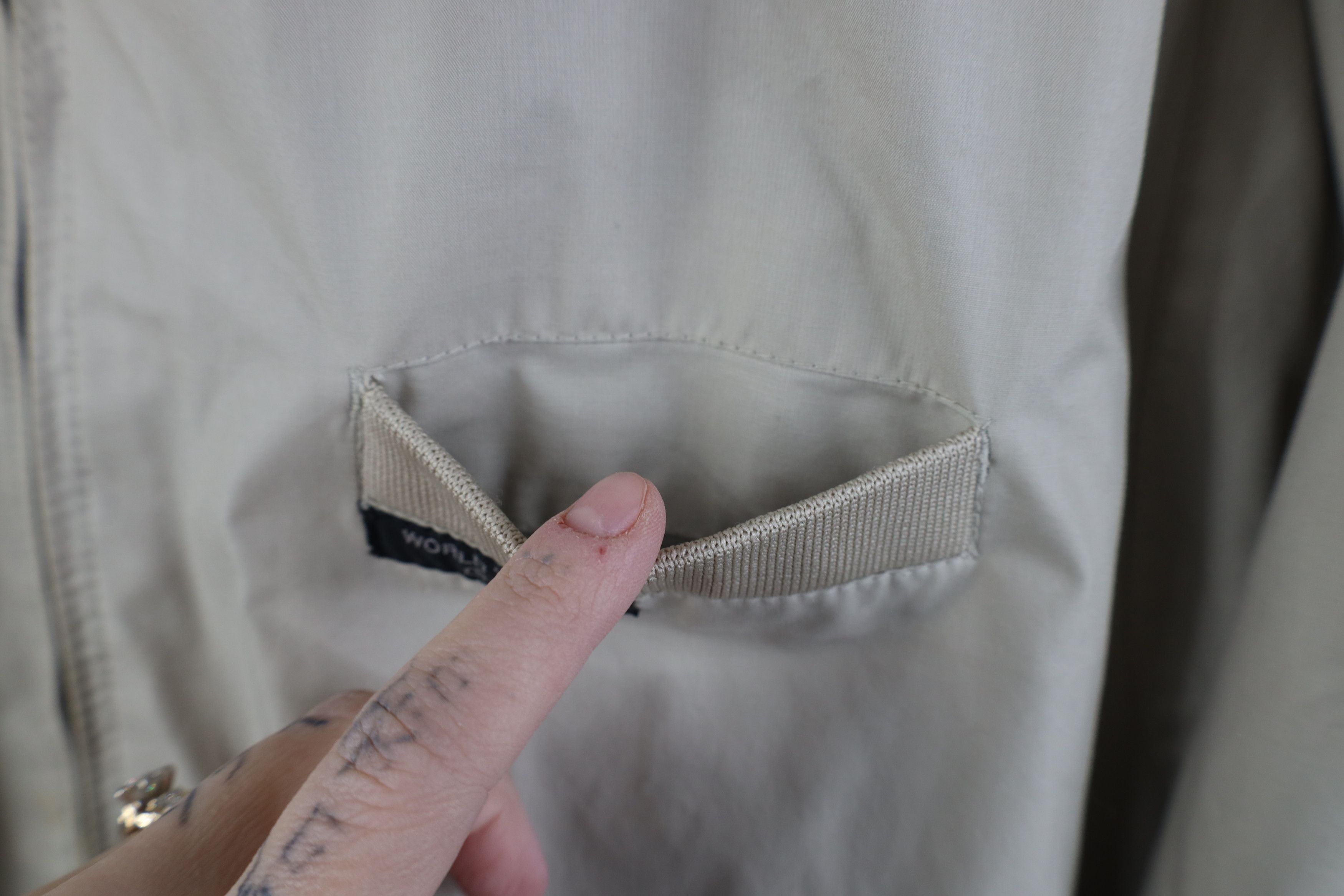 Vintage Vintage 80s 90s Streetwear Cafe Racer Bomber Jacket Beige Size US L / EU 52-54 / 3 - 5 Thumbnail