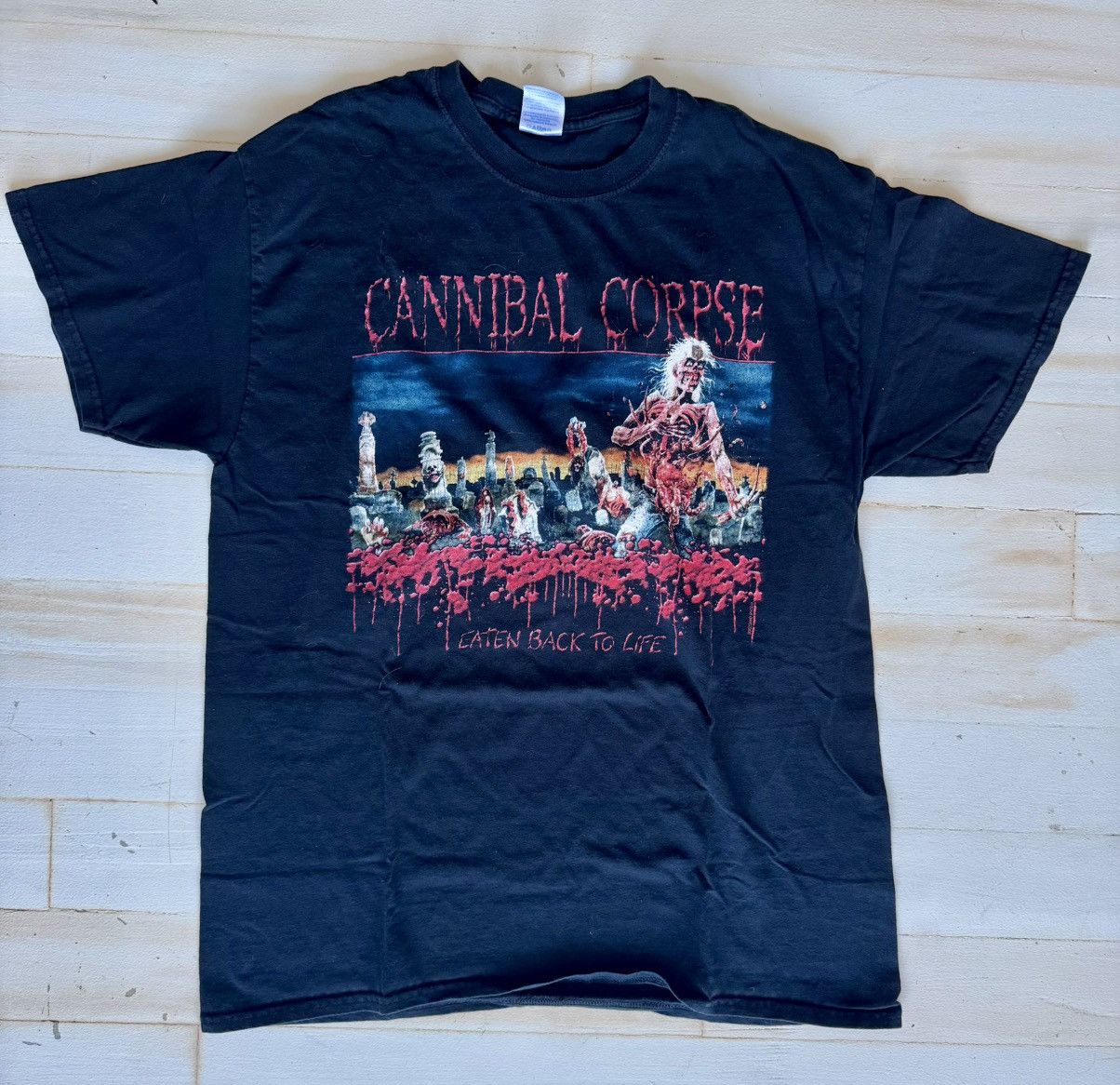 Band Tees Cannibal Corpse T Shirt Vintage Black Size US L / EU 52-54 / 3 - 1 Thumbnail