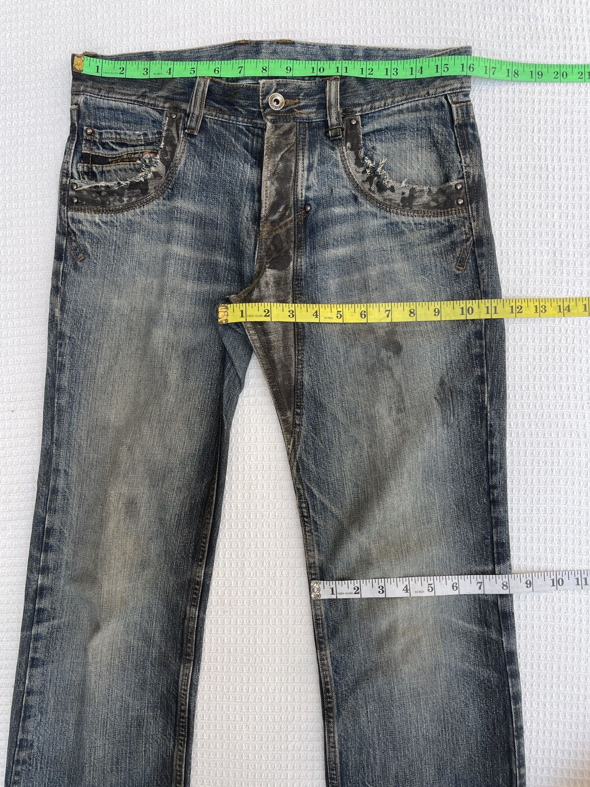 Nicole Club Last Drop🔥Rare🔥Nicole Club For Men Bootcut Distressed Jeans Size US 32 / EU 48 - 13 Thumbnail