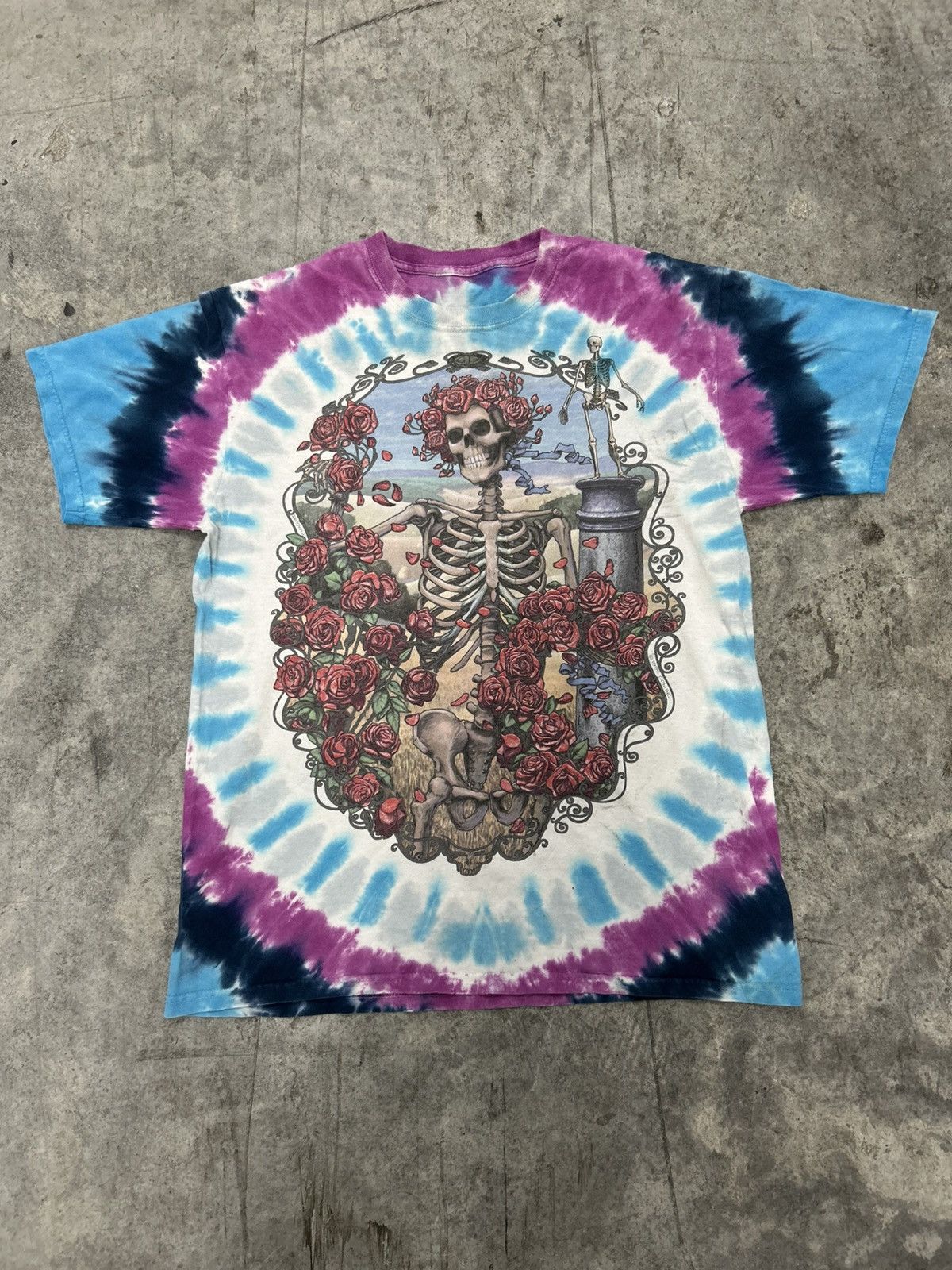 Vintage Vintage 00s Grateful Dead tie dye t shirt Size US M / EU 48-50 / 2 - 1 Thumbnail