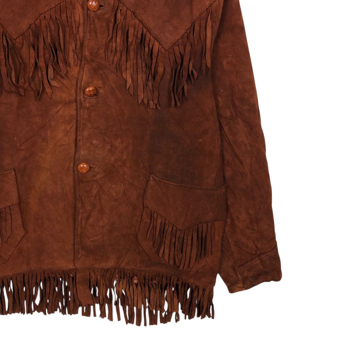 Other 📌Vintage Biker Leather Jacket Western Design Franca Size US L / EU 52-54 / 3 - 6 Thumbnail