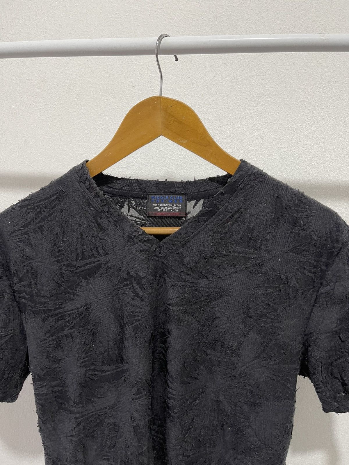 Japanese Brand × Nicole Club 2000s Nicole Club For Men distressed Tee Size US M / EU 48-50 / 2 - 4 Thumbnail