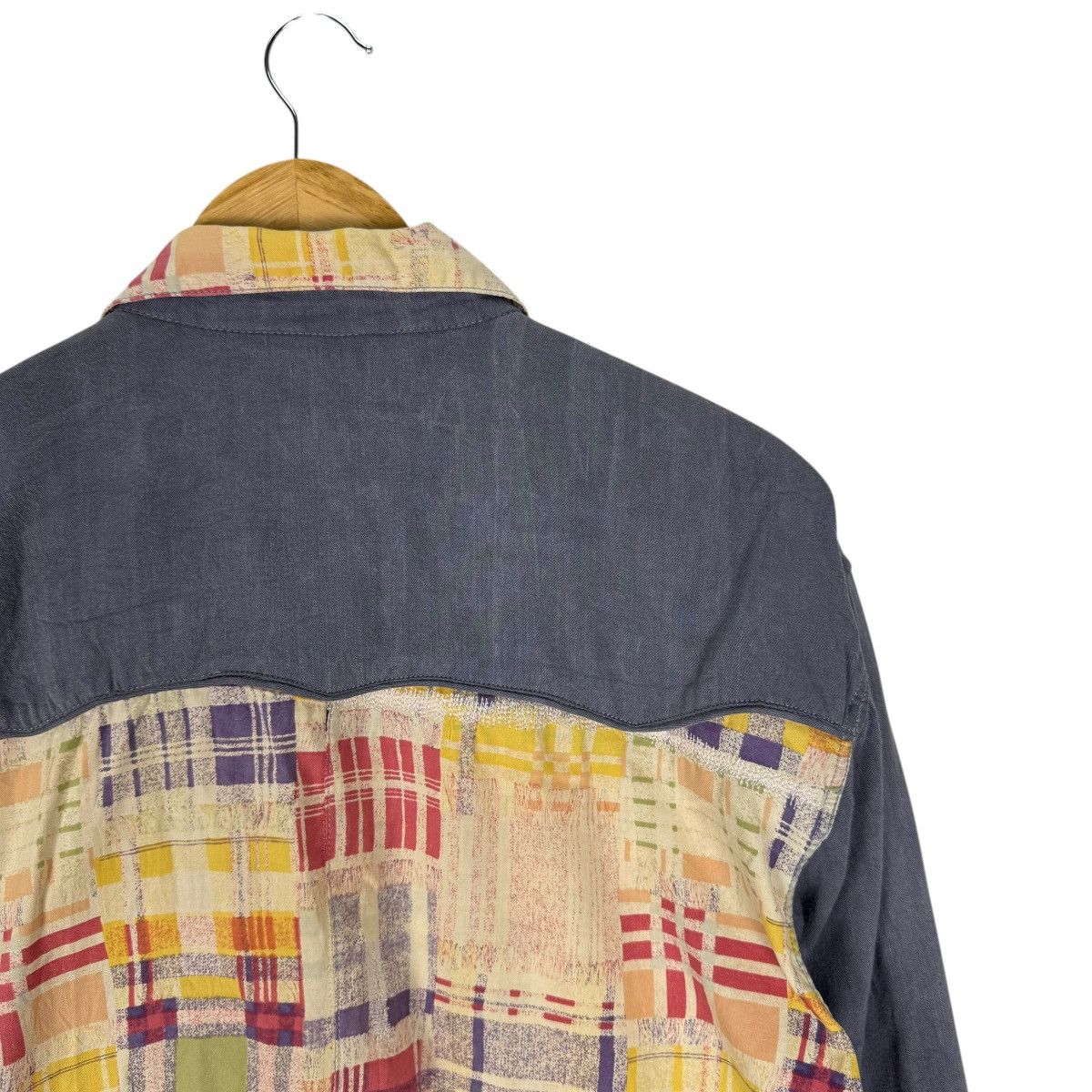 Nigel Cabourn 🌟NIGEL CABOURN PATHCWORK WESTERN SHIRTS Size US M / EU 48-50 / 2 - 6 Thumbnail