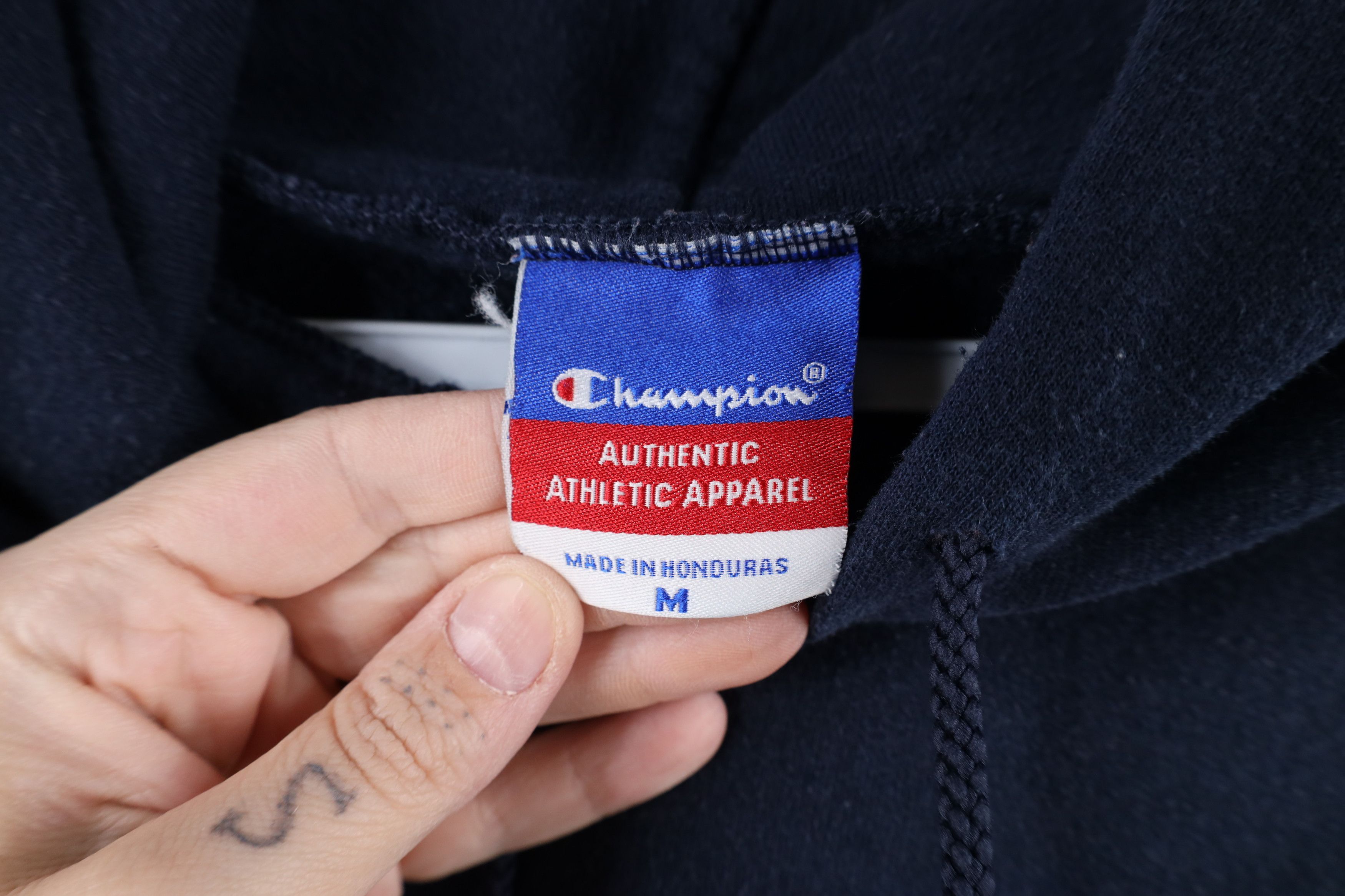 Champion × Vintage Vintage 90s Champion Spell Out University of Toledo Hoodie Size US M / EU 48-50 / 2 - 8 Thumbnail