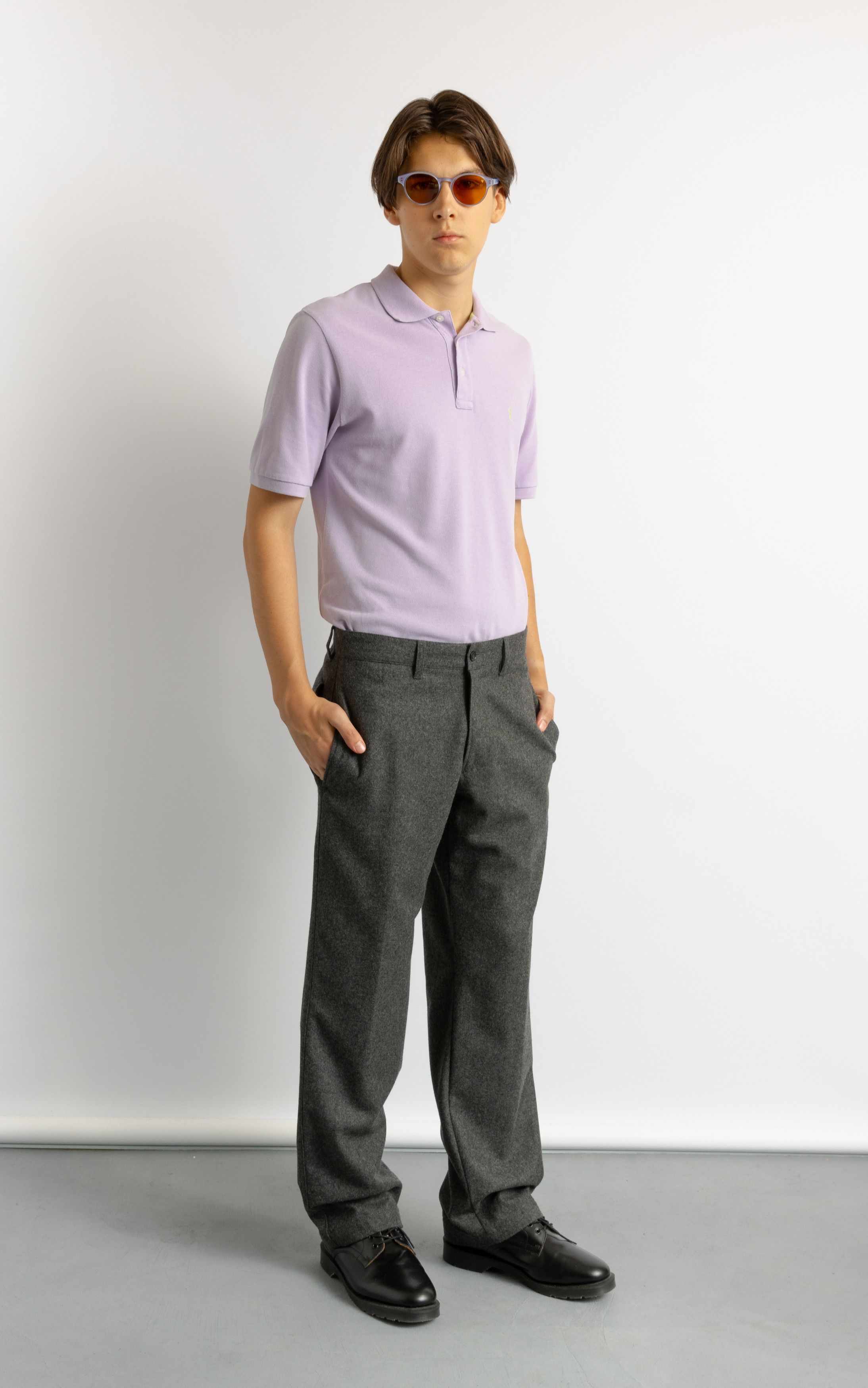 Vintage 1980's Vintage Men's European Wool Grey Slacks Trousers 8726 Size US 32 / EU 48 - 8 Thumbnail