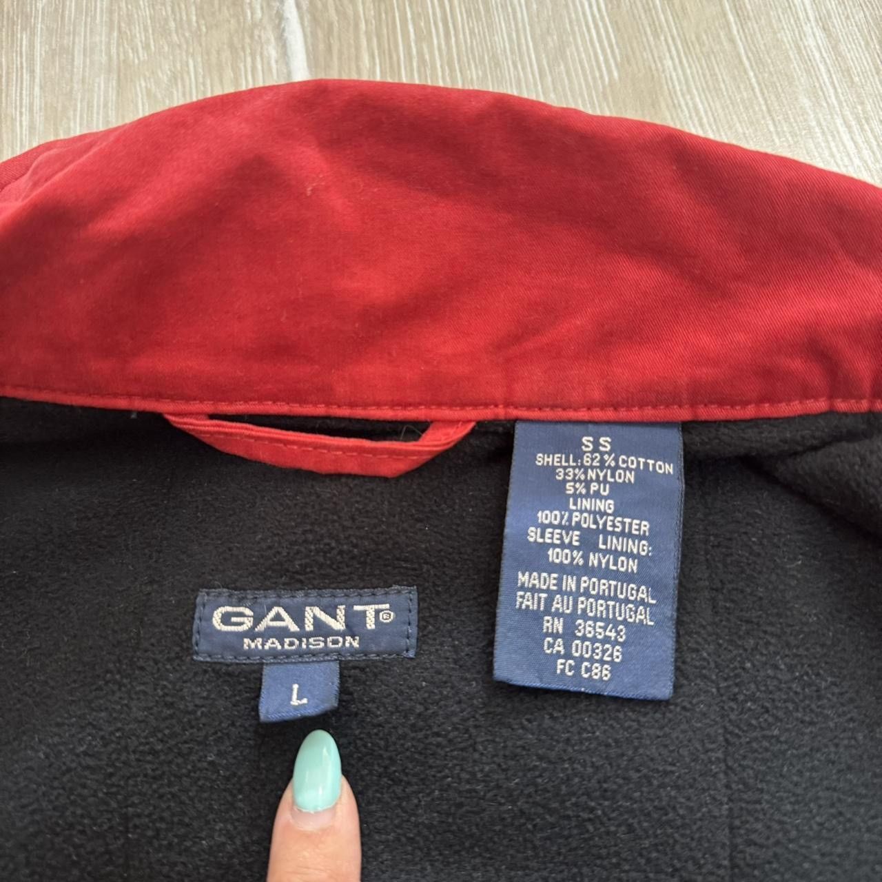 Gant GANT Madison Vintage Fleece Lines Men’s Jacket Size L Red Size US L / EU 52-54 / 3 - 2 Thumbnail