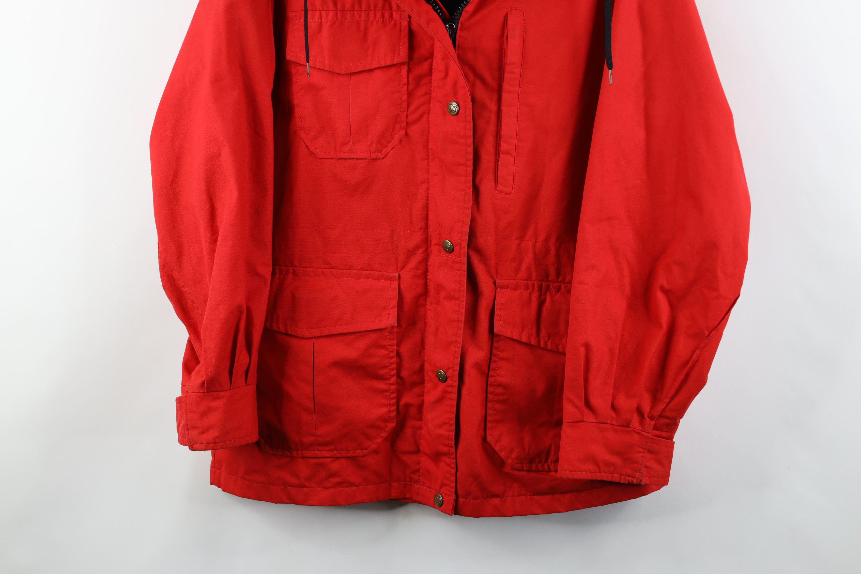 Eddie Bauer × Vintage Vintage 80s 90s Eddie Bauer Lined Hooded Parka Jacket USA Size M / US 6-8 / IT 42-44 - 3 Thumbnail