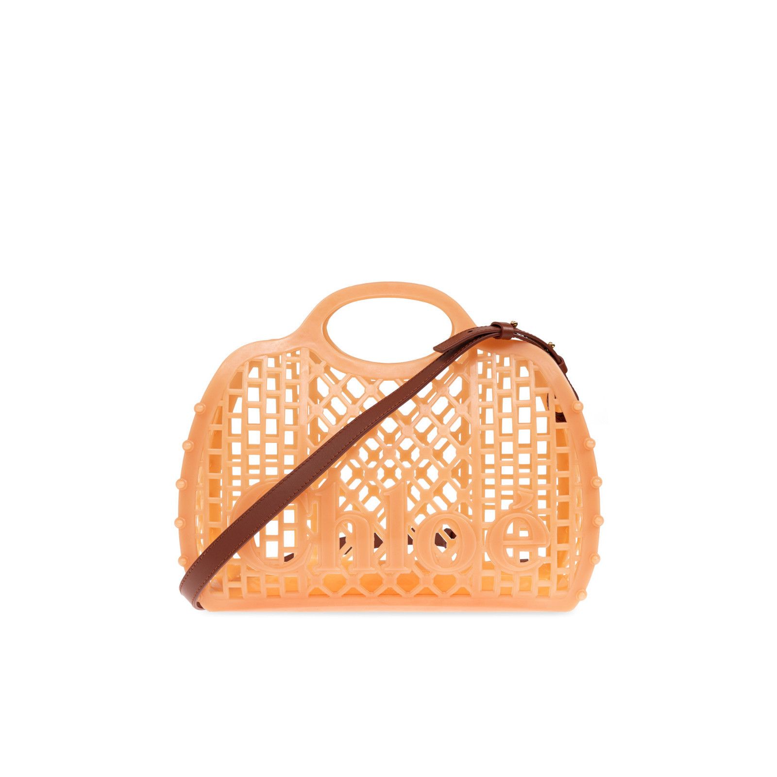 Chloe Chloe Cage Orange Shoulder Bag New & Authentic Size ONE SIZE - 1 Thumbnail