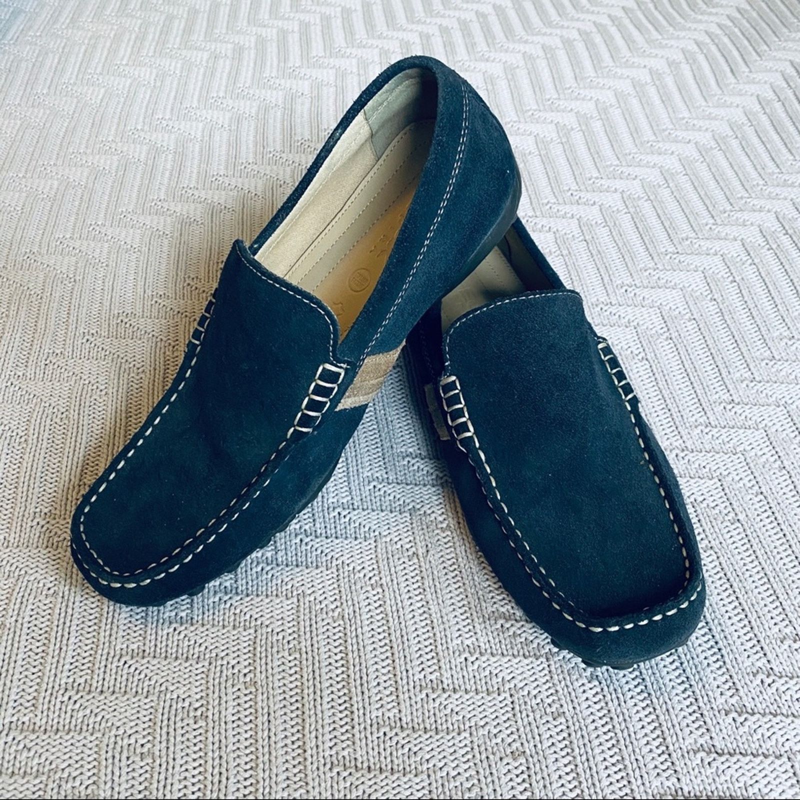 Geox Geox navy Respira driving loafer, size 8 Size US 8 / EU 41 - 1 Thumbnail