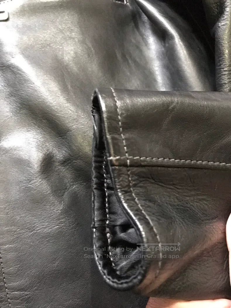 Buco Buco J-100 horseskin locomotive leather coat Size US S / EU 44-46 / 1 - 5 Thumbnail