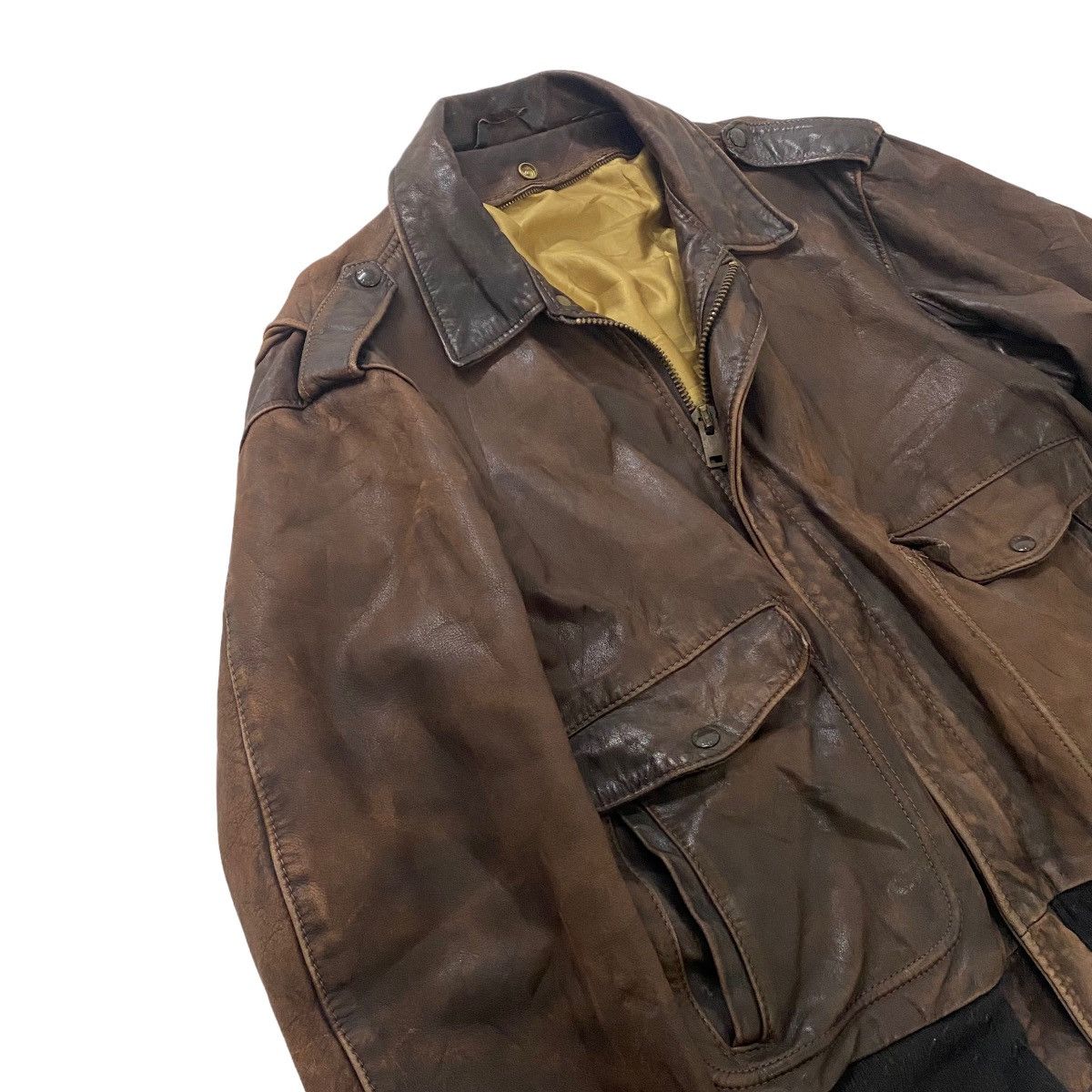 Schott ☀️Vintage Schott leather jacket size 44 Size US M / EU 48-50 / 2 - 4 Thumbnail