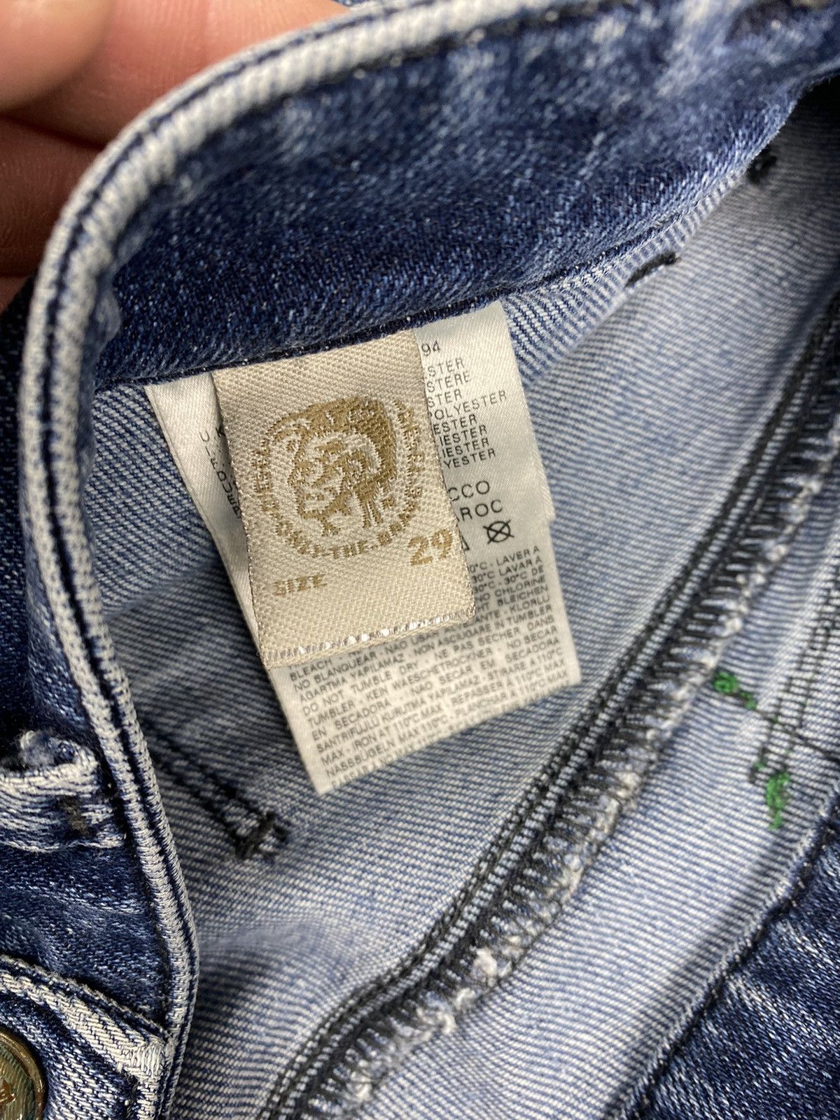 Diesel × Vintage Vintage Y2K Diesel Denim Jeans Size W29 Size 29" - 14 Thumbnail