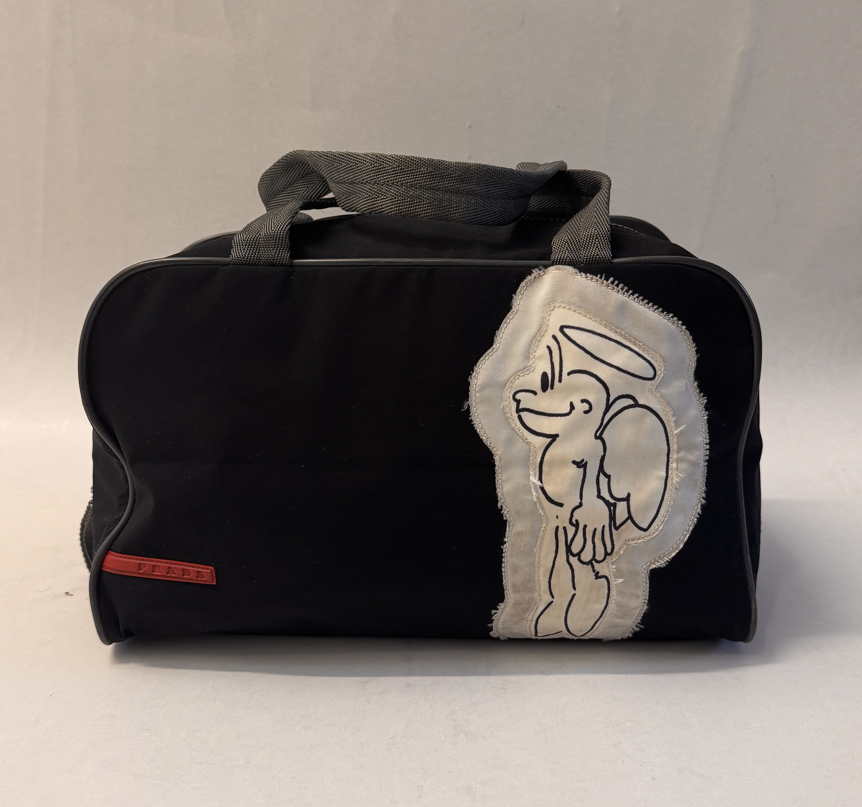 PRADA SPORT LINEA ROSSA ボストンバッグ ll13231_prada_beige_black_shou