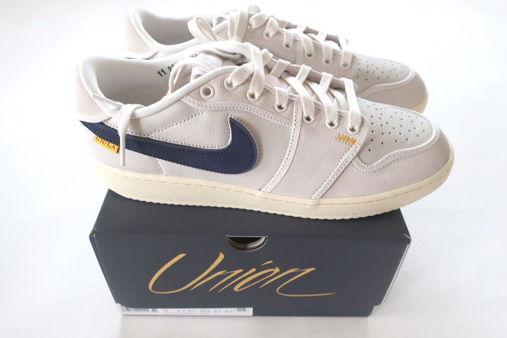 Nike (11)Jordan 1 Retro AJKO Low SP Union Sail Leather Size US 10.5 / EU 43-44 - 4 Thumbnail