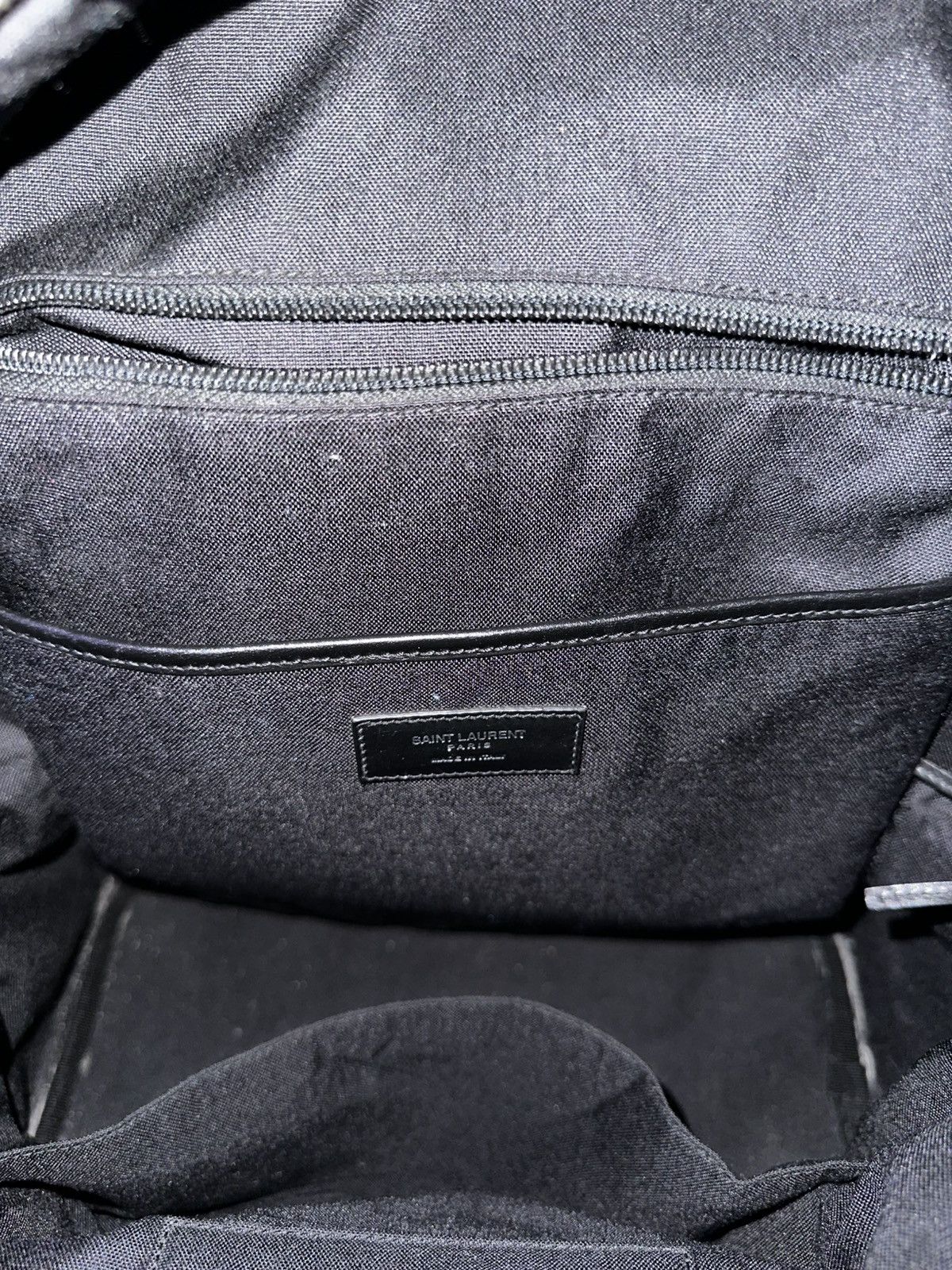 Yves Saint Laurent Yves Saint Laurent Twill Patches City Backpack Size ONE SIZE - 10 Thumbnail