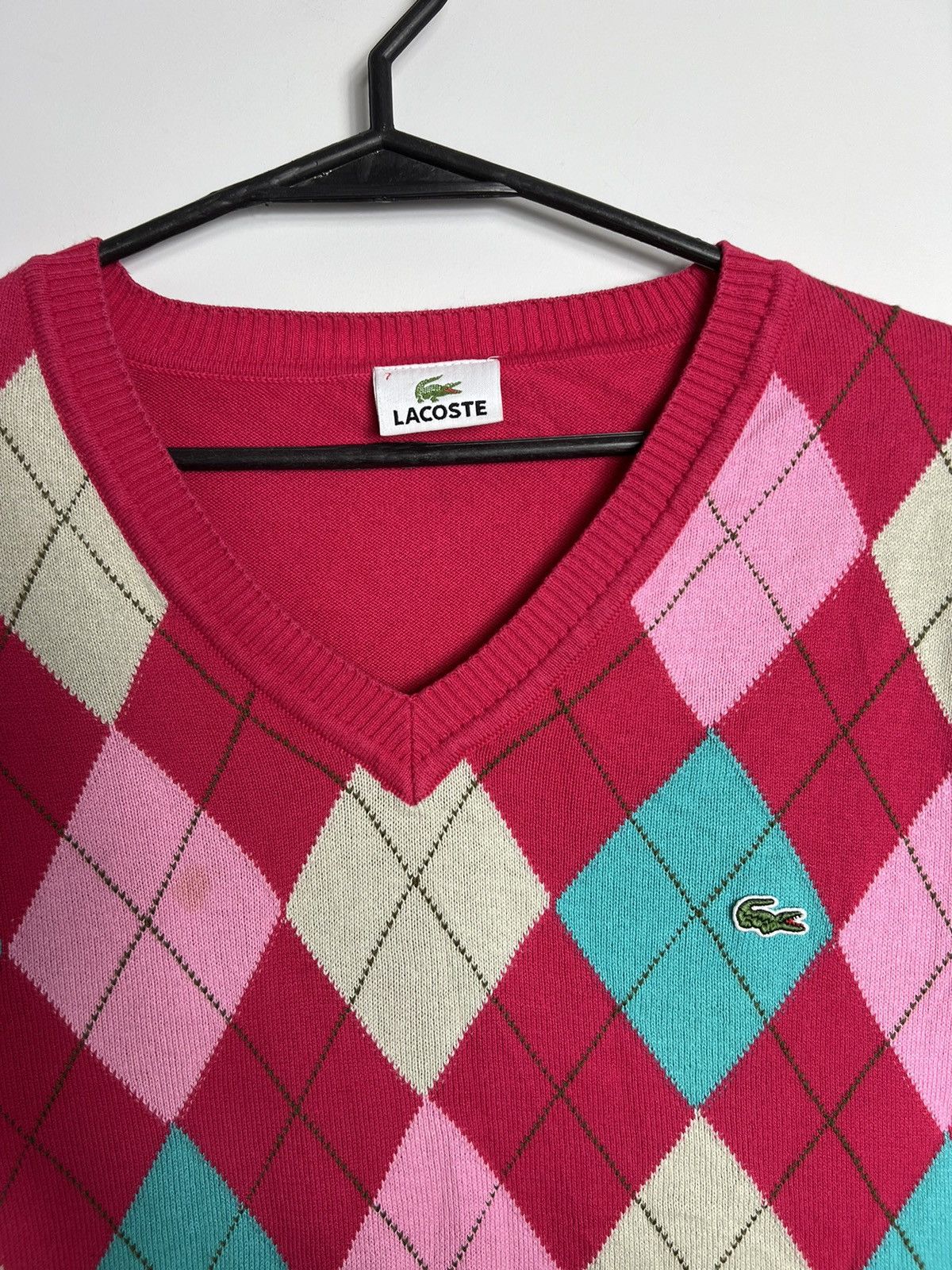 Lacoste Great Sweater Lacoste vintage logo patterns Size US L / EU 52-54 / 3 - 4 Thumbnail