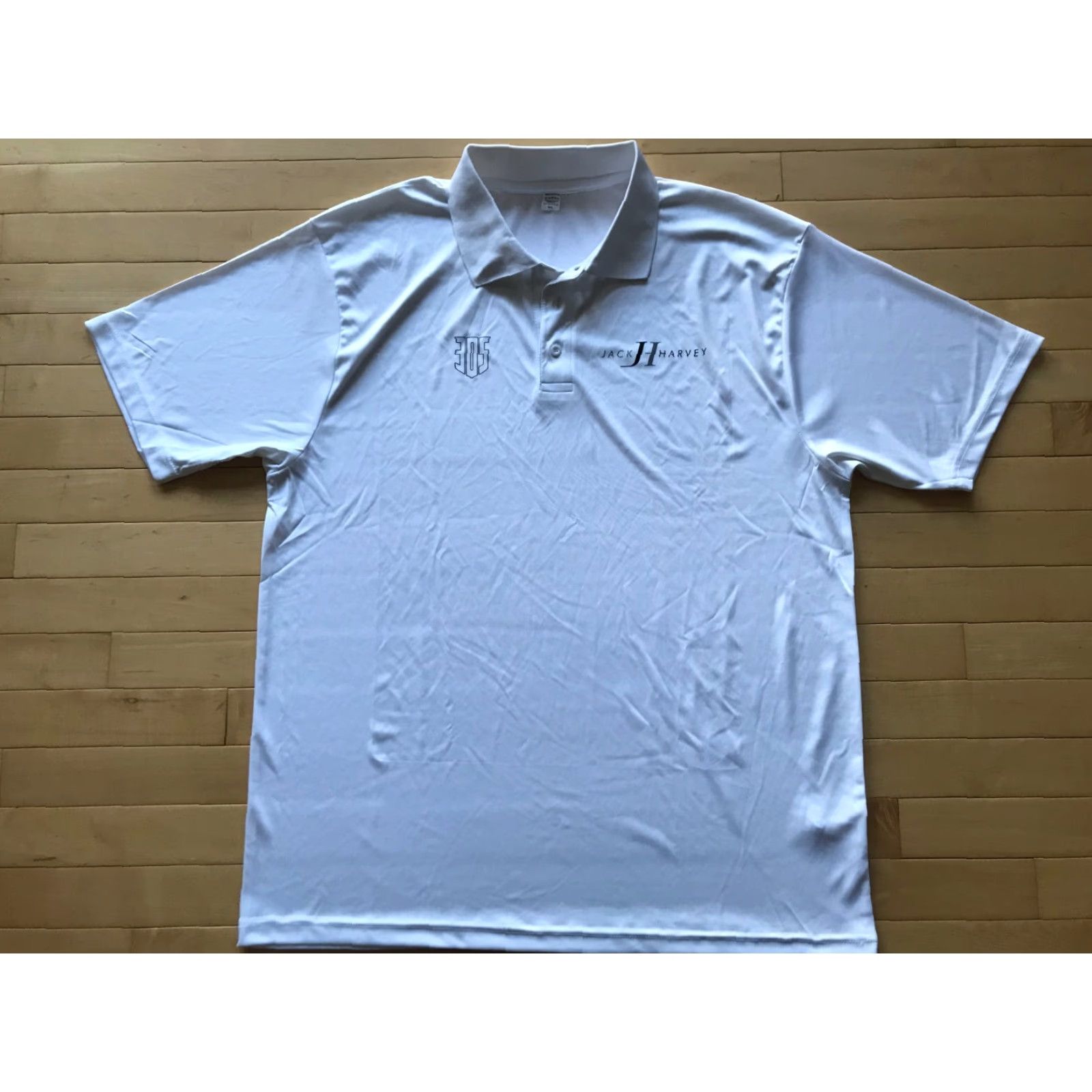 Vintage IndyCar Shirt Polo Rugby White Mens XXL Jack Harvey Racing Team McLaren Indy 500 Size US XXL / EU 58 / 5 - 2 Thumbnail