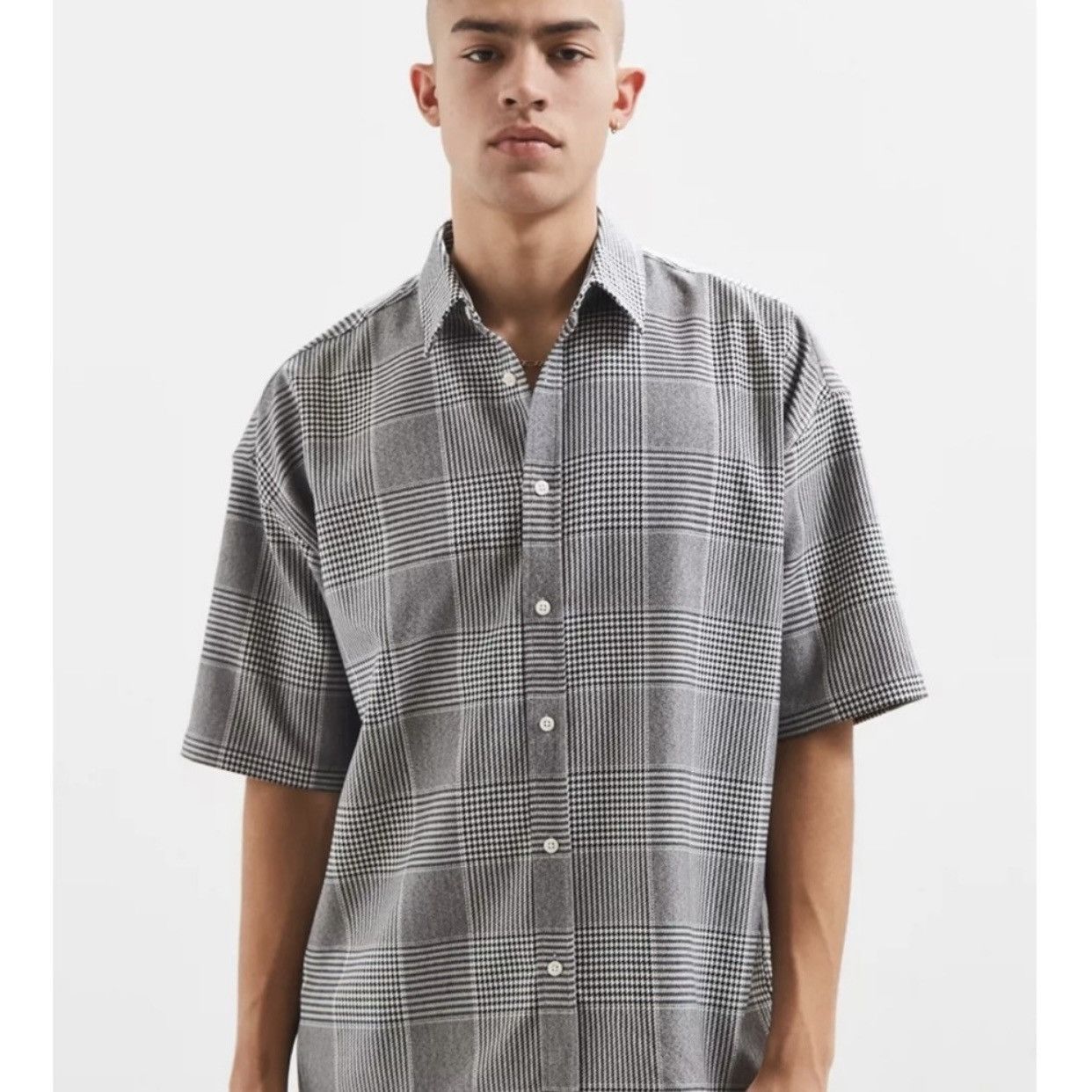 Urban Outfitters Urban Outfitters Oversized Houndstooth Shirt Size US S / EU 44-46 / 1 - 7 Thumbnail