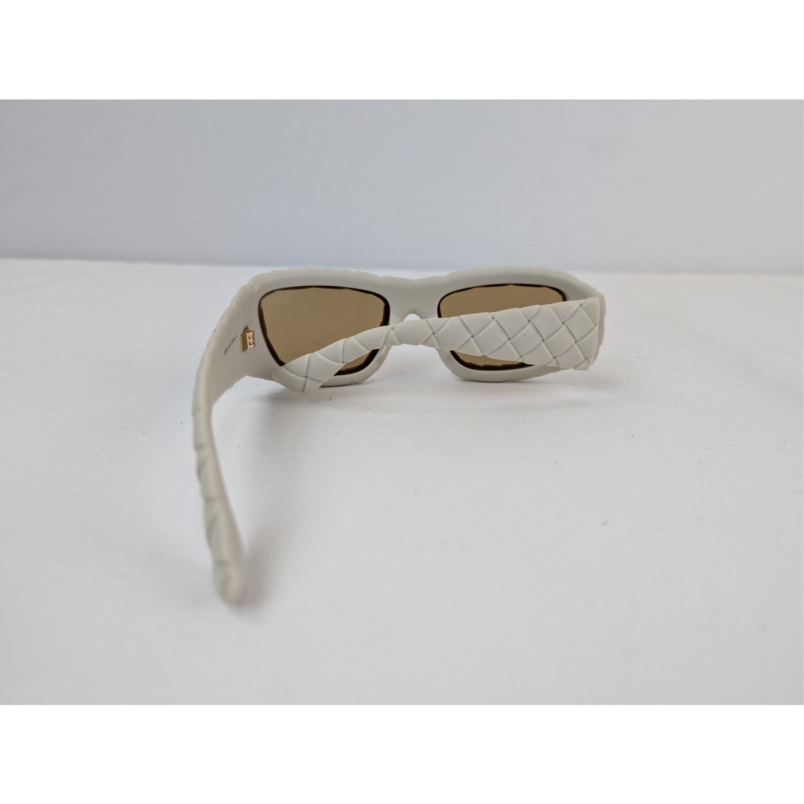Bottega Veneta o1rshd1 Size: OS / Intrecciato Rectangular Sunglasses Size ONE SIZE - 8 Thumbnail