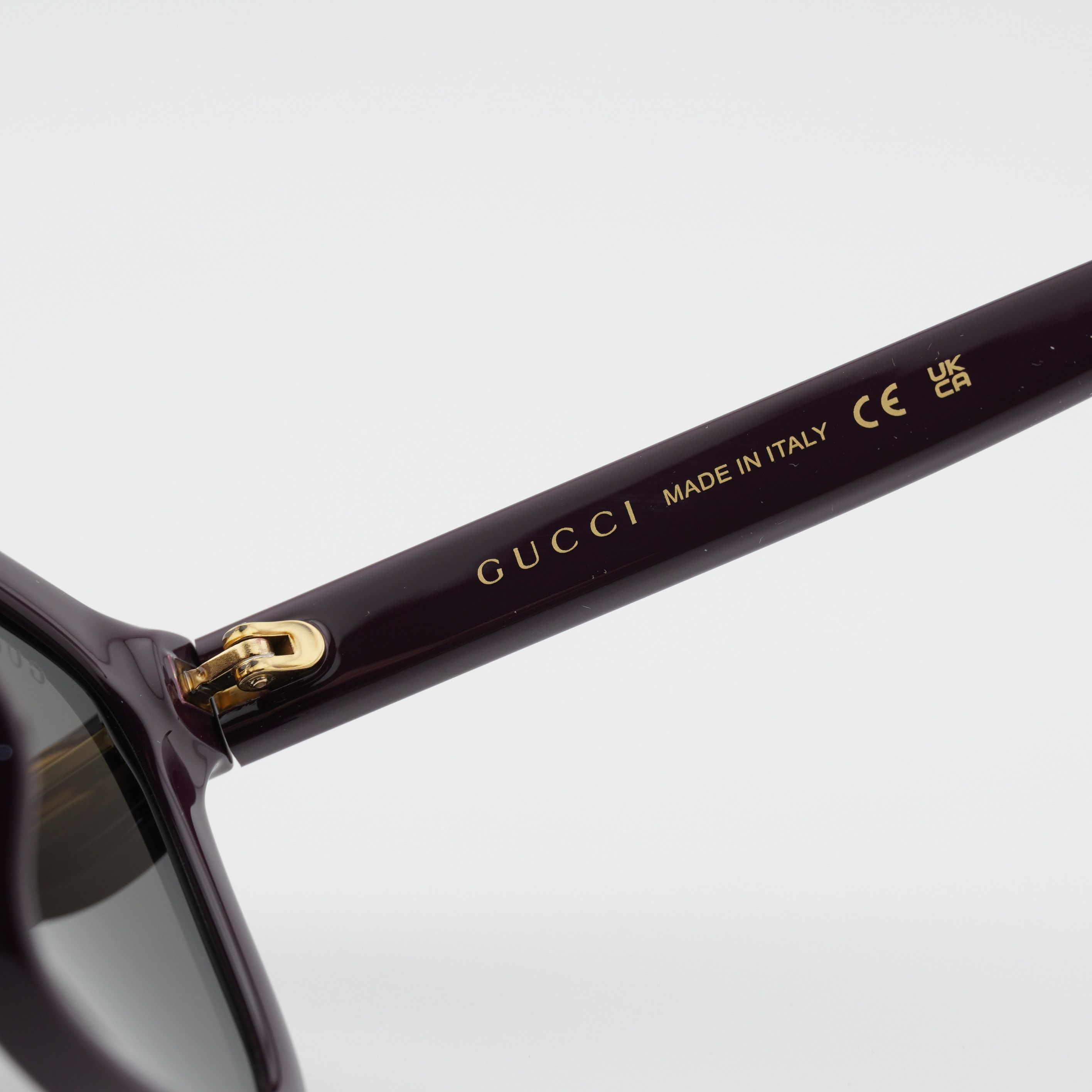 Gucci Gucci GG1984SK 004 Unisex Sunglasses Violet Square Frame Size ONE SIZE - 5 Thumbnail