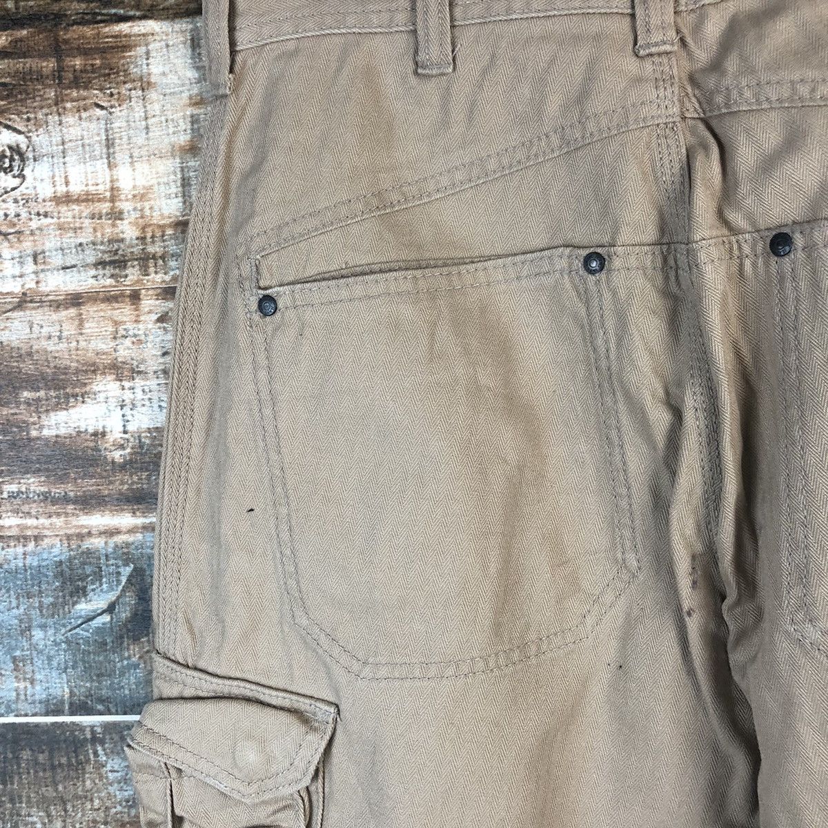 Japanese Brand DL Even River Brown Cargo Multipocket Pants #C703 Size US 30 / EU 46 - 19 Thumbnail