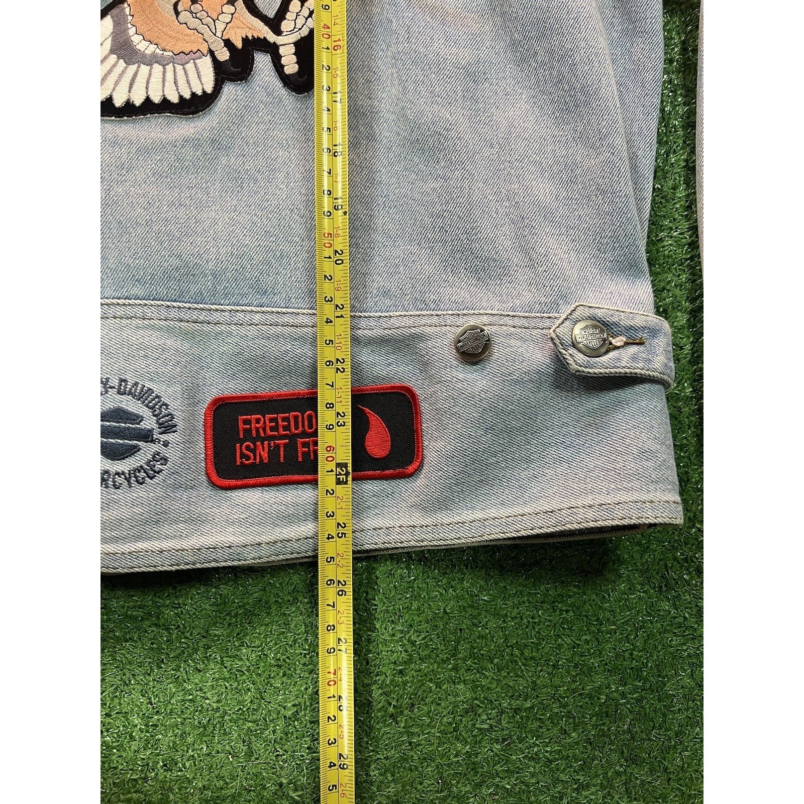 Harley Davidson Harley Davidson Jacket Men M Jean Trucker Big Logo Size US M / EU 48-50 / 2 - 8 Thumbnail