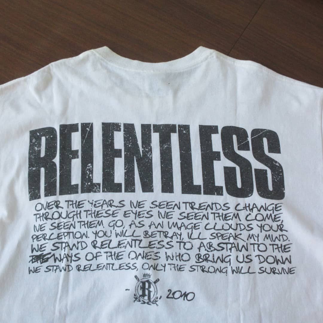 Band Tees × Vintage Relentless Australian Hardcore White tee tshirt With backpr Size US L / EU 52-54 / 3 - 9 Thumbnail