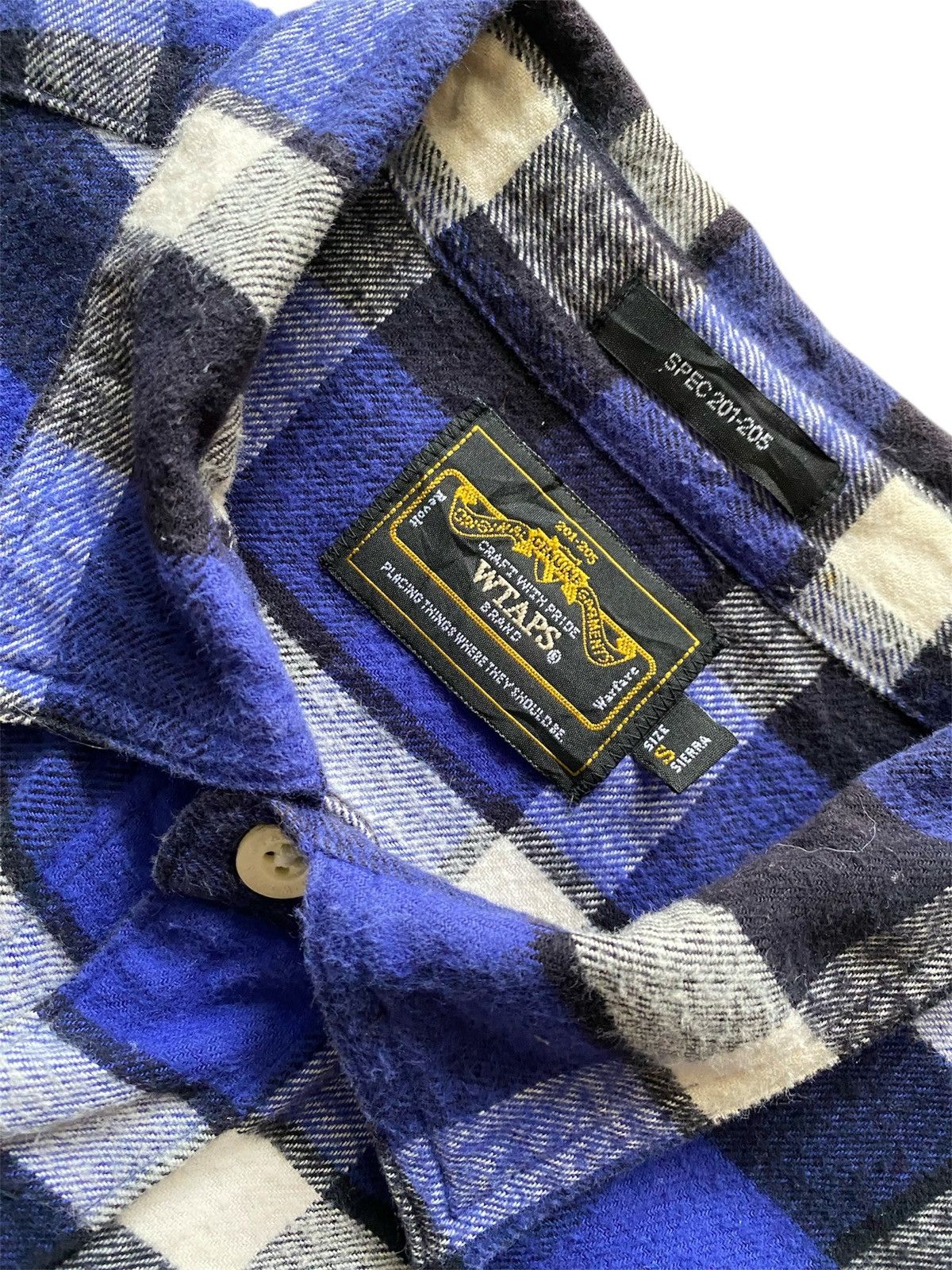 Wtaps WTAPS SPEC 201-205 Flannel Shirt Size US S / EU 44-46 / 1 - 2 Thumbnail