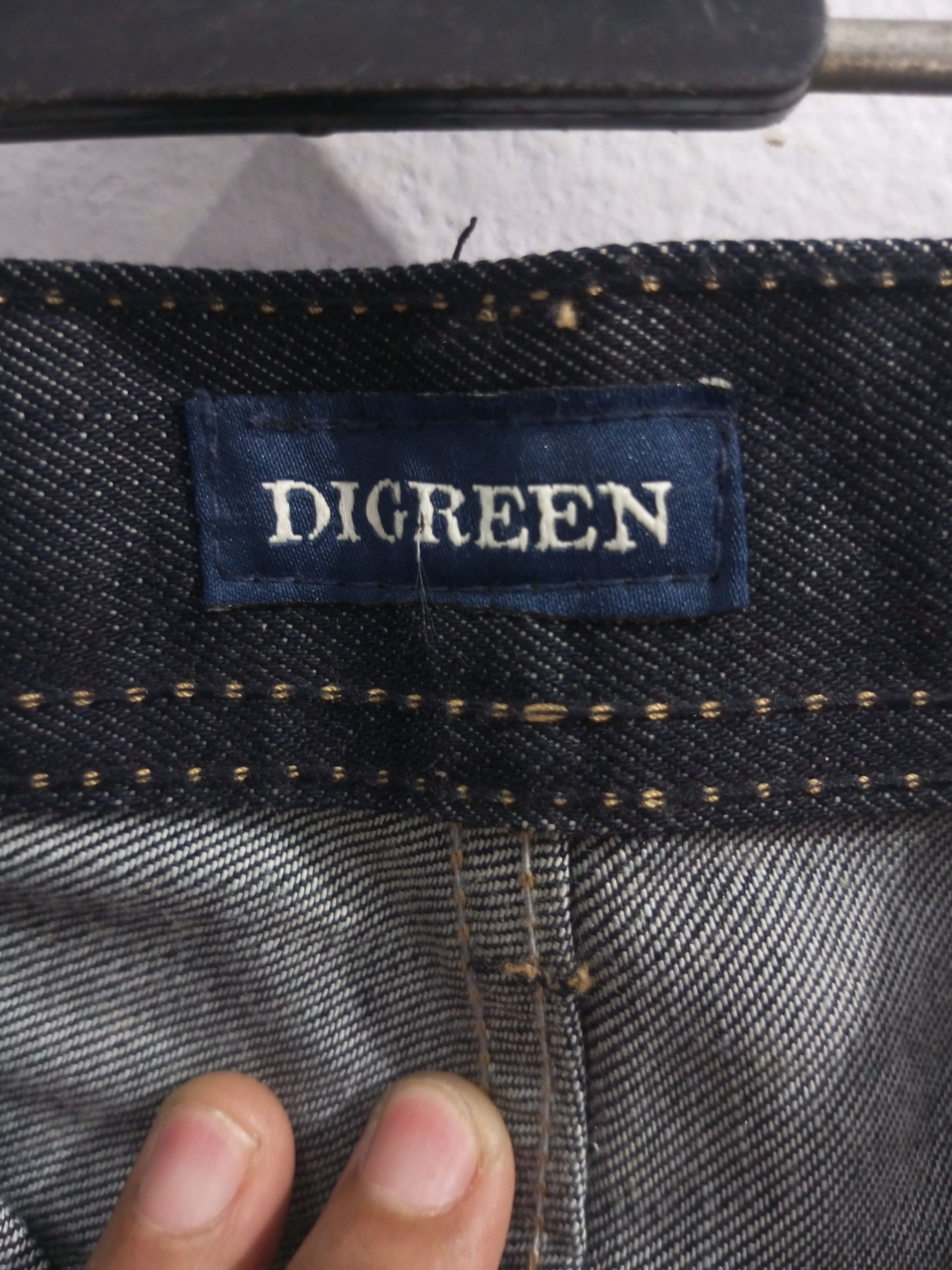 20471120 Vintage DIGREEN Washed denim jeans Size US 31 - 10 Thumbnail