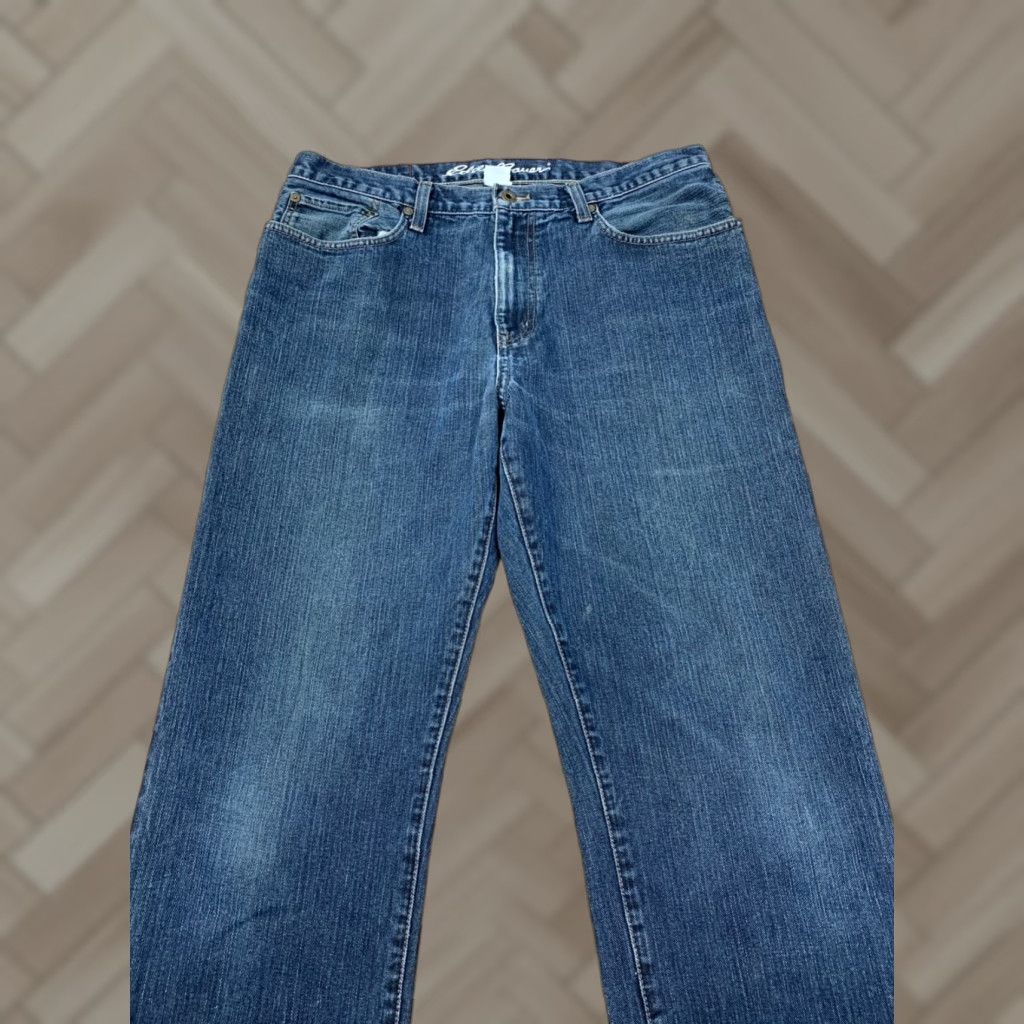 Eddie Bauer Eddie Bauer Denim Jeans Blue Mens 34x33 Relaxed Fit Loose #5957 Size US 34 / EU 50 - 1 Thumbnail