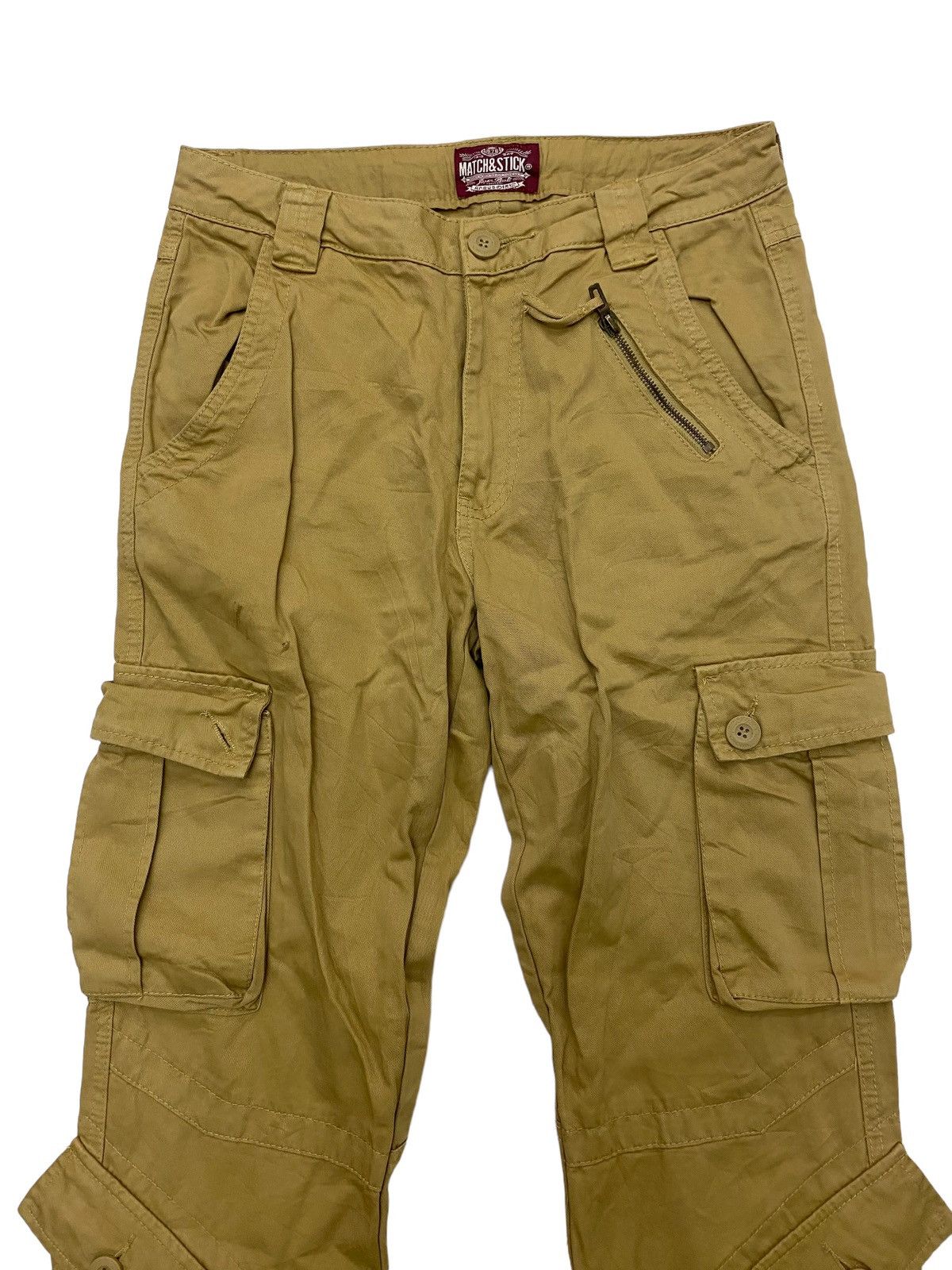 Japanese Brand Japanese Brand Match & Stick Multi-Pocket Cargo Pants Size US 31 - 3 Thumbnail