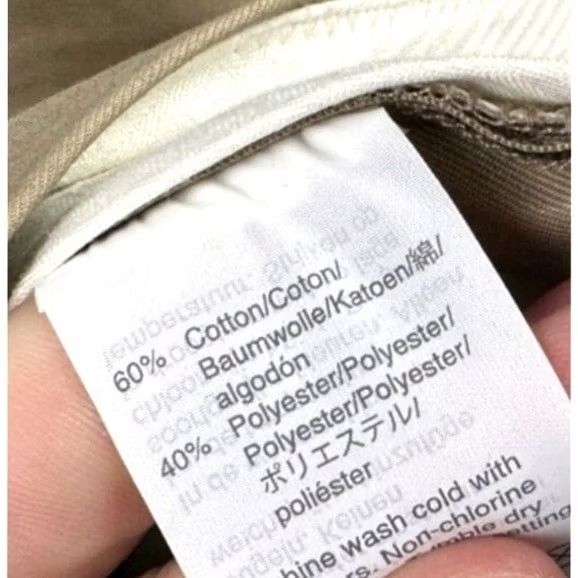 Vintage J Crew Ludlow Chino Pants Men 34X36 Slim Straight Flat Front Tan Beige 3XDry NWT Size US 34 / EU 50 - 5 Thumbnail