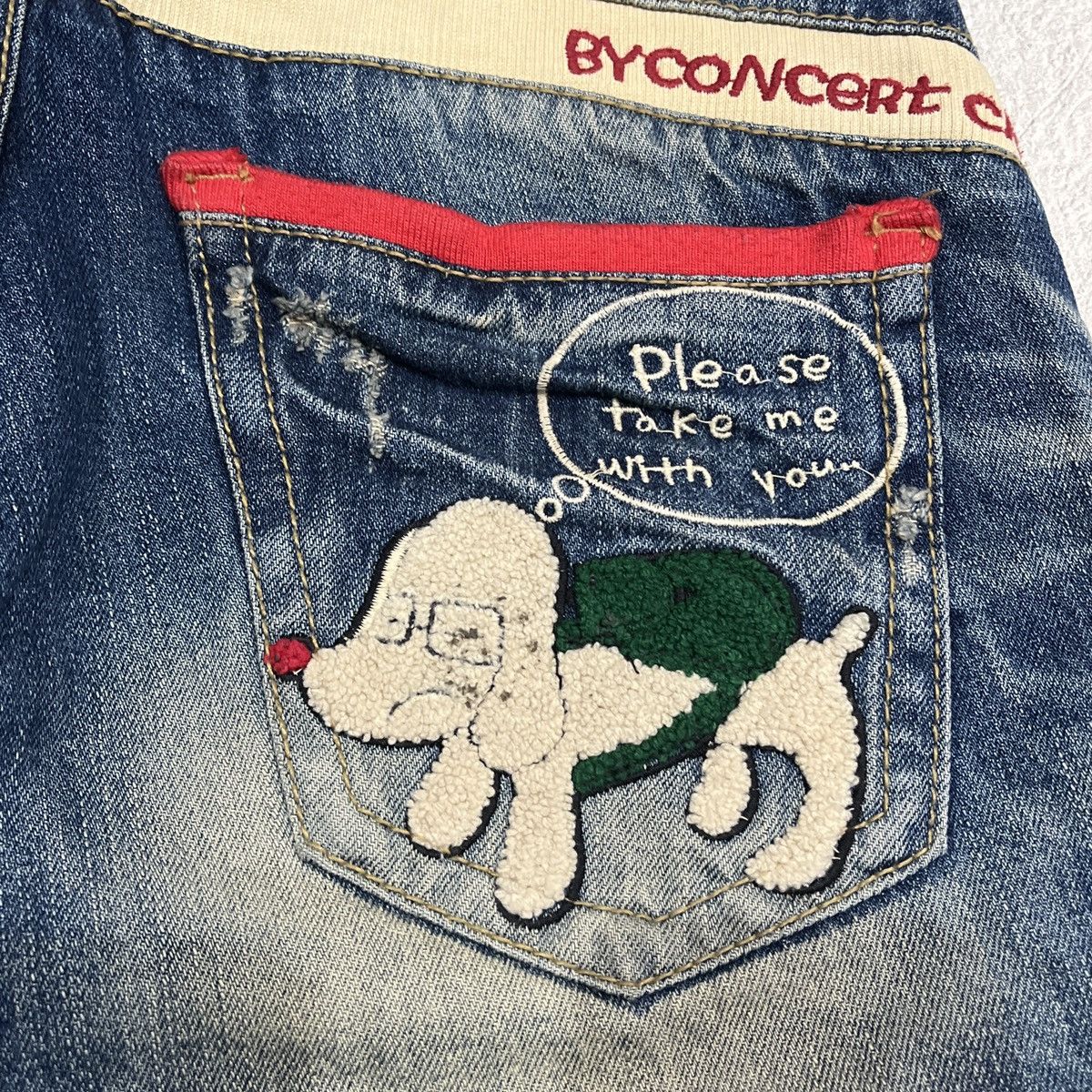 If Six Was Nine 2000s Yoshitomo Nara x Lolita Jeans L.G.B. Cut Denim Size US 32 / EU 48 - 3 Thumbnail