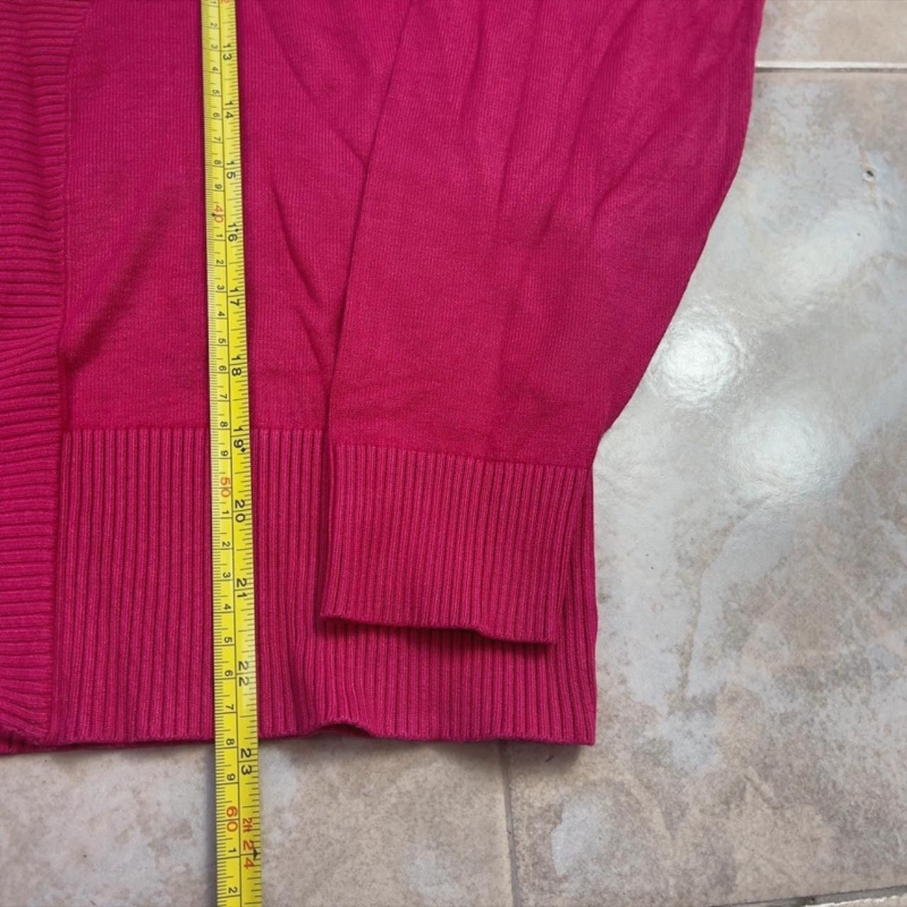 Vintage Roberto Sarto Womens Pink sweater Jumper Cotton Size M 40. Size M / US 6-8 / IT 42-44 - 4 Thumbnail