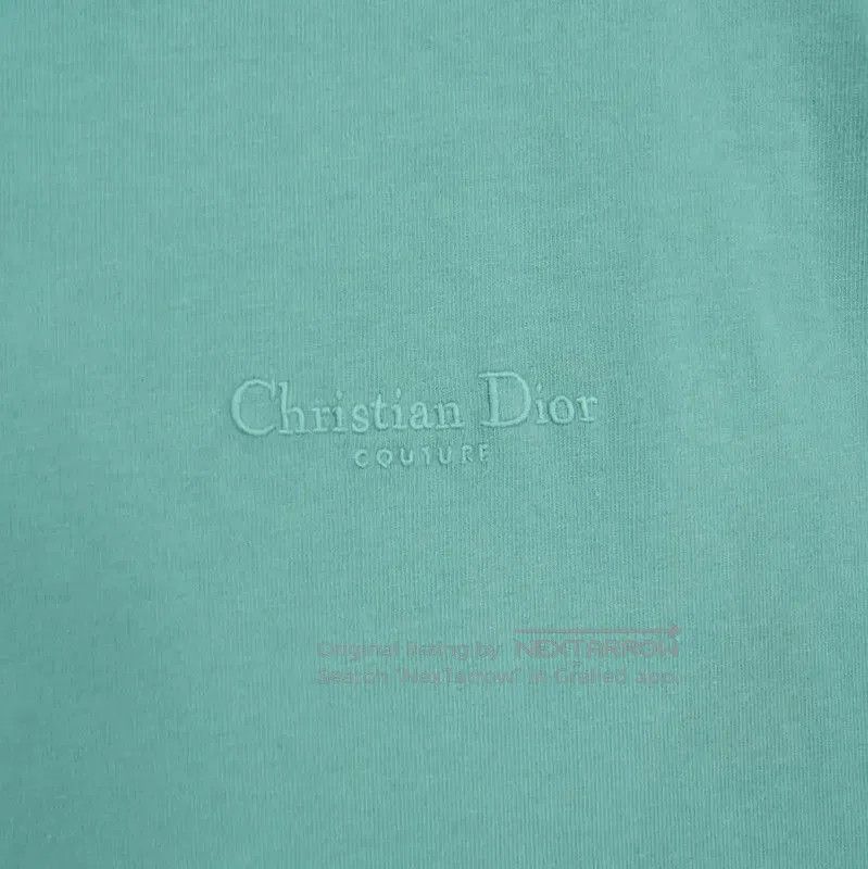 Dior Dior Green Logo Embroidered Short Sleeve T-Shirt . Size US L / EU 52-54 / 3 - 4 Thumbnail
