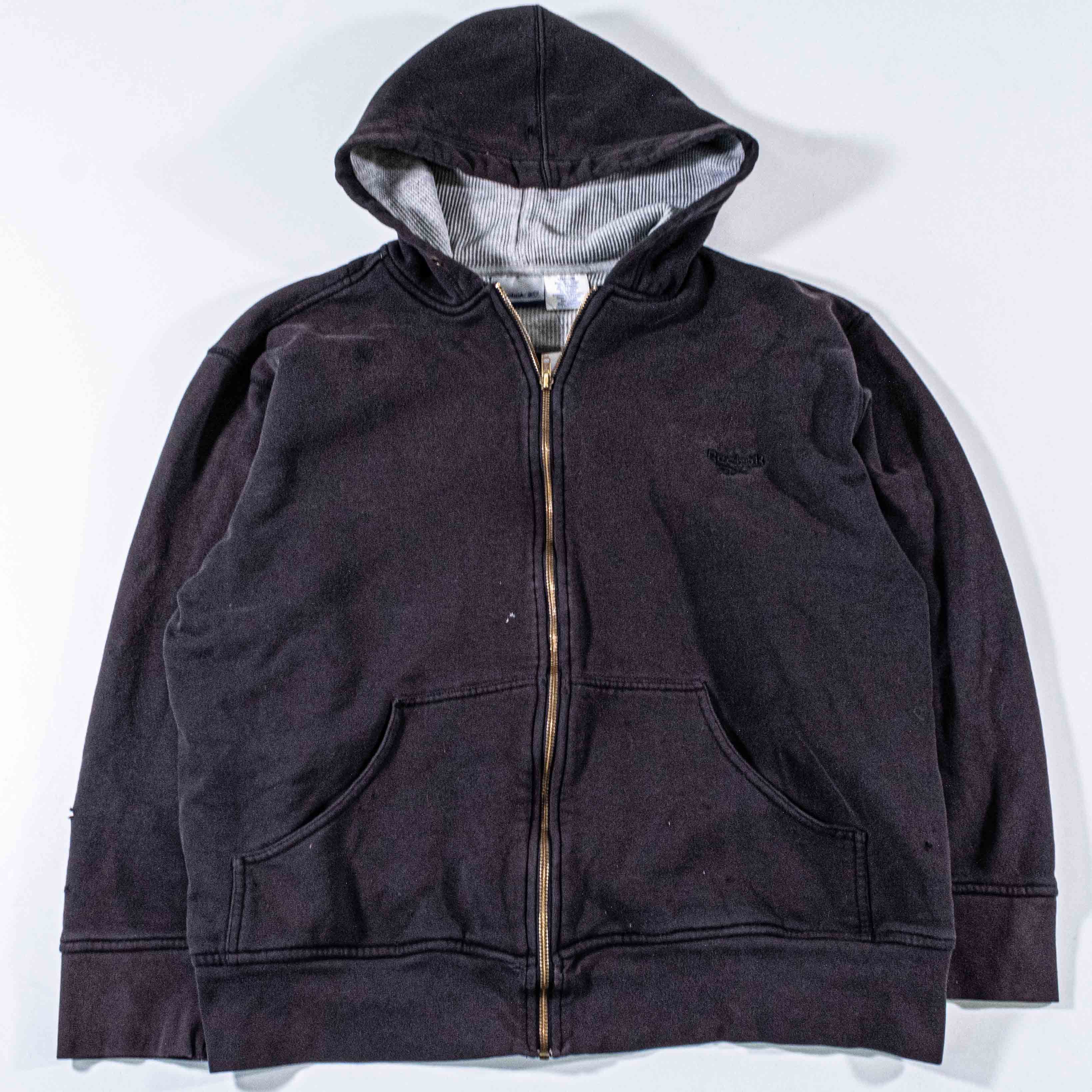 Reebok VTG Reebok Sun Faded Zip Hoodie Distressed Thrashed Y2K Boxy Size US M / EU 48-50 / 2 - 1 Thumbnail