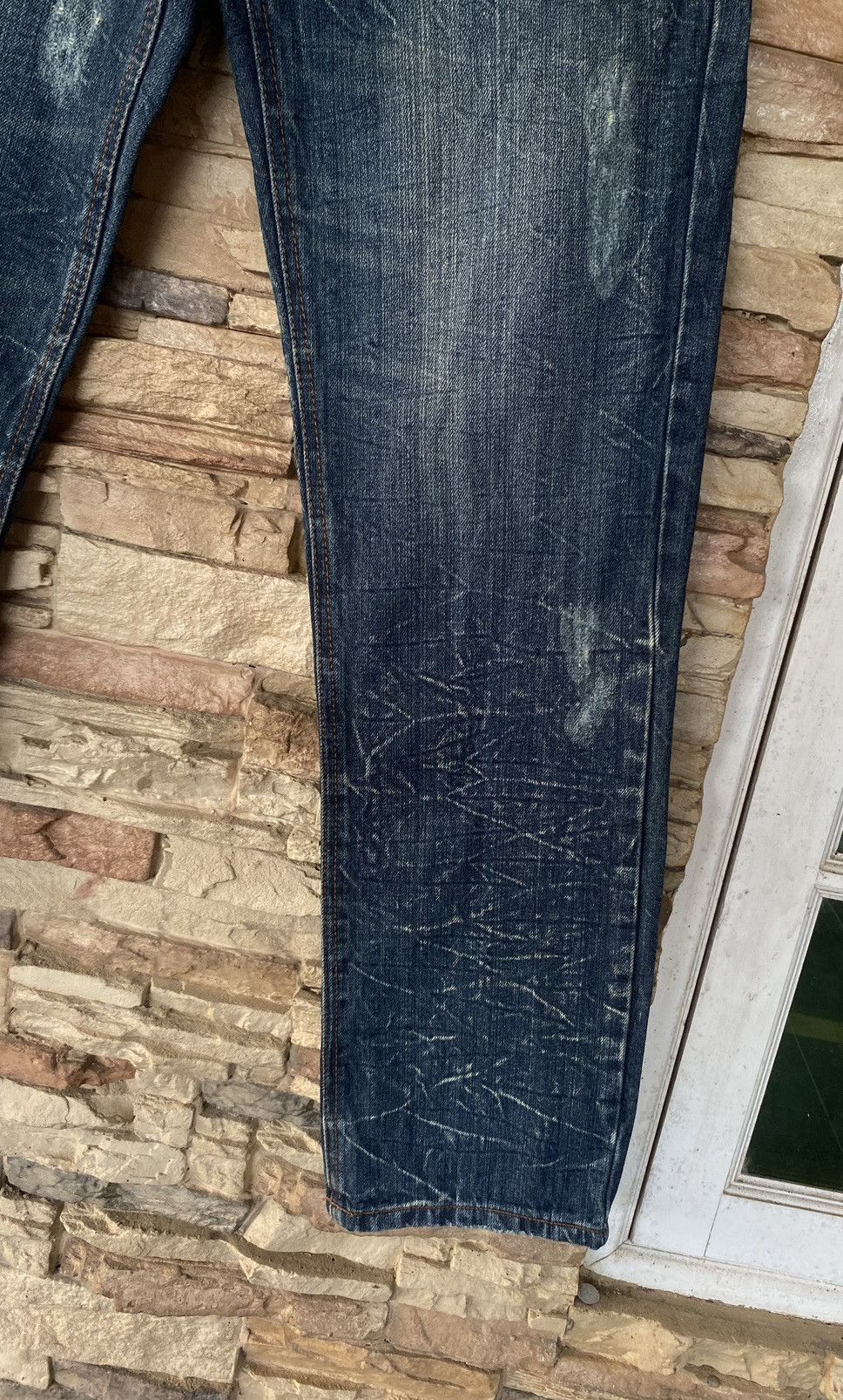Japanese Brand Rare Flare Patchwork The Highest Hill Distressed Jeans Size US 33 - 2 Thumbnail