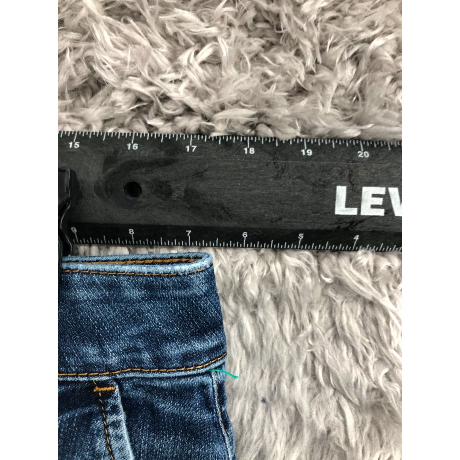 Talbots Talbots Skirt Womens Midi Denim Blue 12 Regular Pockets Slit Logo Button Front Flat Front Casual Party/Cocktail All Seasons Machine Washable Solid Size 34" / US 12 / IT 48 - 2 Thumbnail