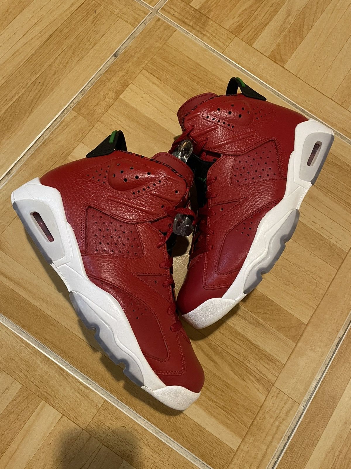 Jordan Brand Jordan 6 Retro Spizike History of Jordan Red 694091-625 Sz 9 Size US 9 / EU 42 - 6 Thumbnail