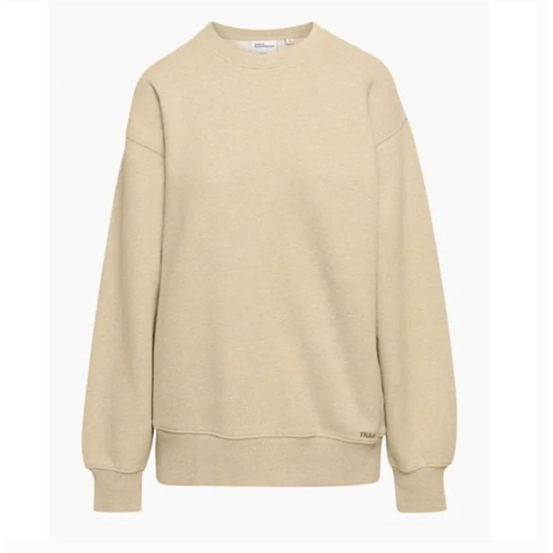 Aritzia NWOT ARITZIA TNA Cozy Fleece Pullover - Beige M Size M / US 6-8 / IT 42-44 - 1 Thumbnail