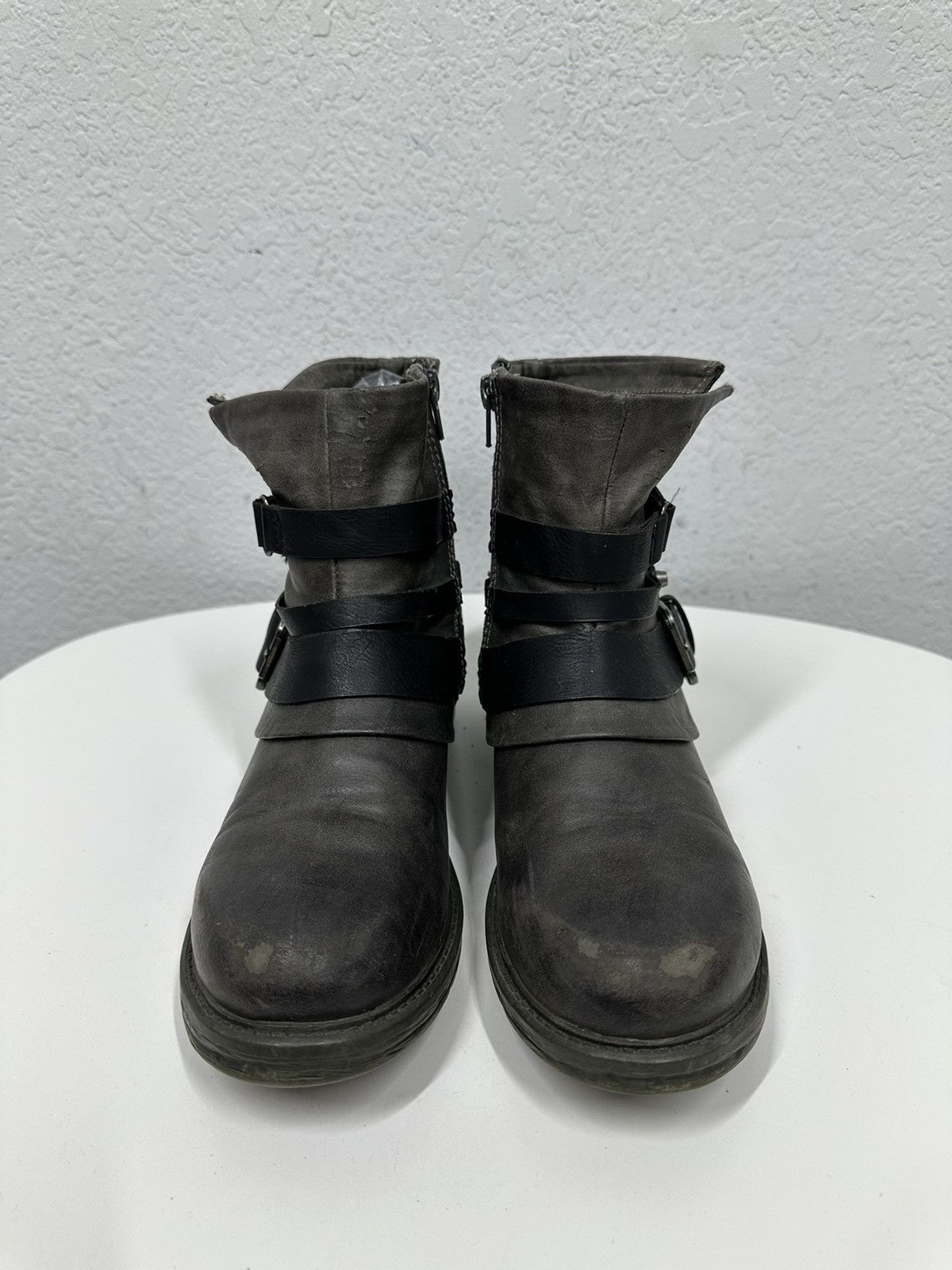 If Six Was Nine Vintage Hysteric Glamour Leather Boots AS 98 Rick Owens Size US 8 / IT 38 - 4 Thumbnail